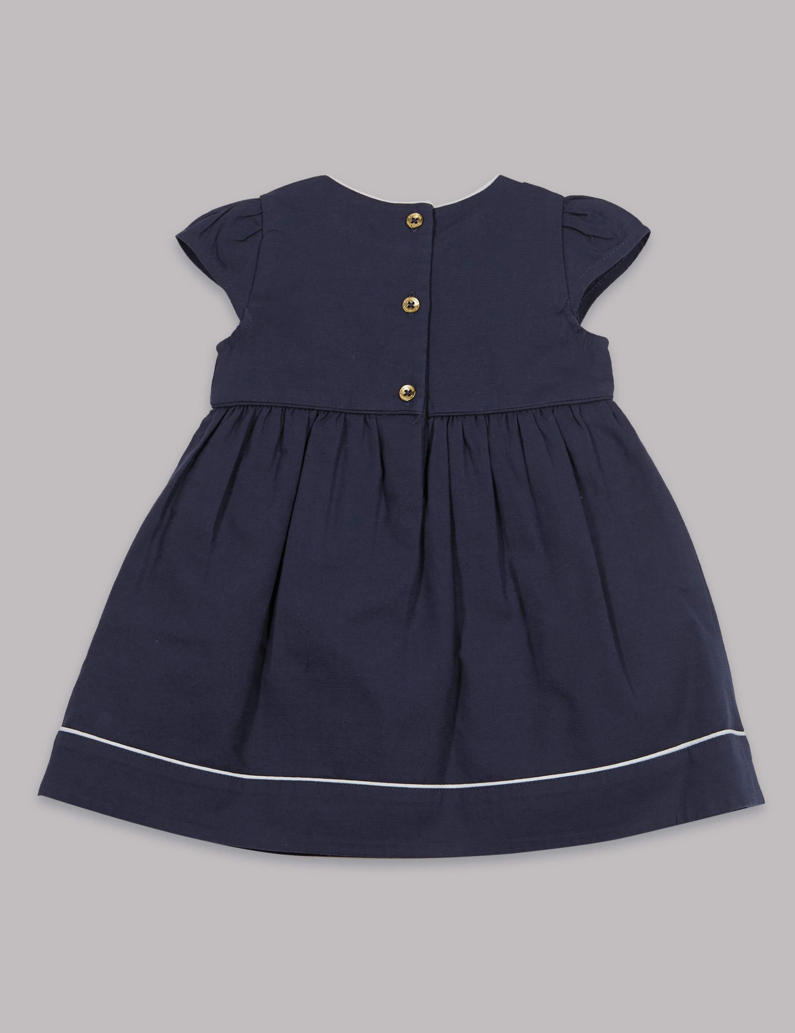 Pure Cotton Peter Pan Collar Dress 2 of 5