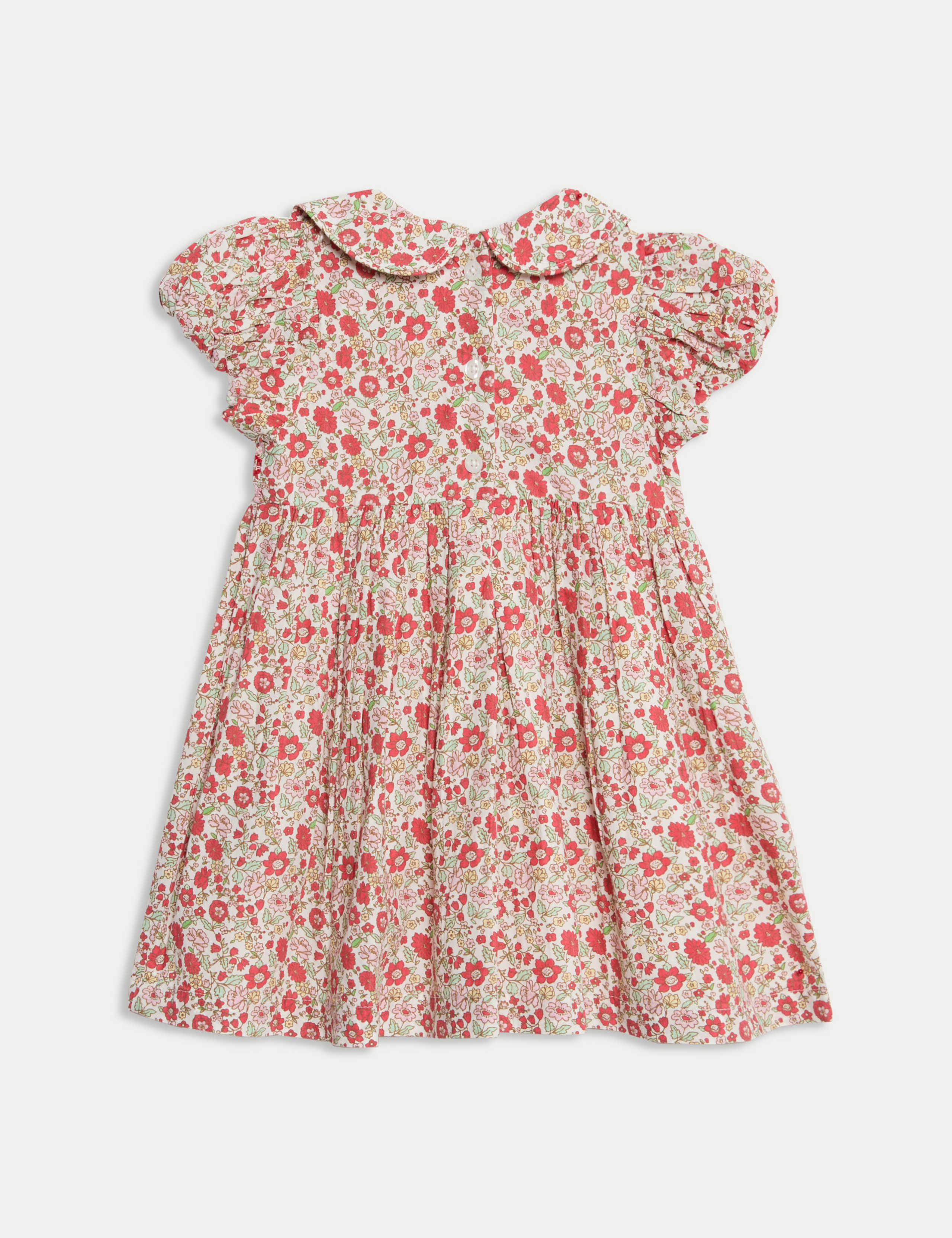 Pure Cotton Floral Dress (0-3 Yrs) 2 of 3