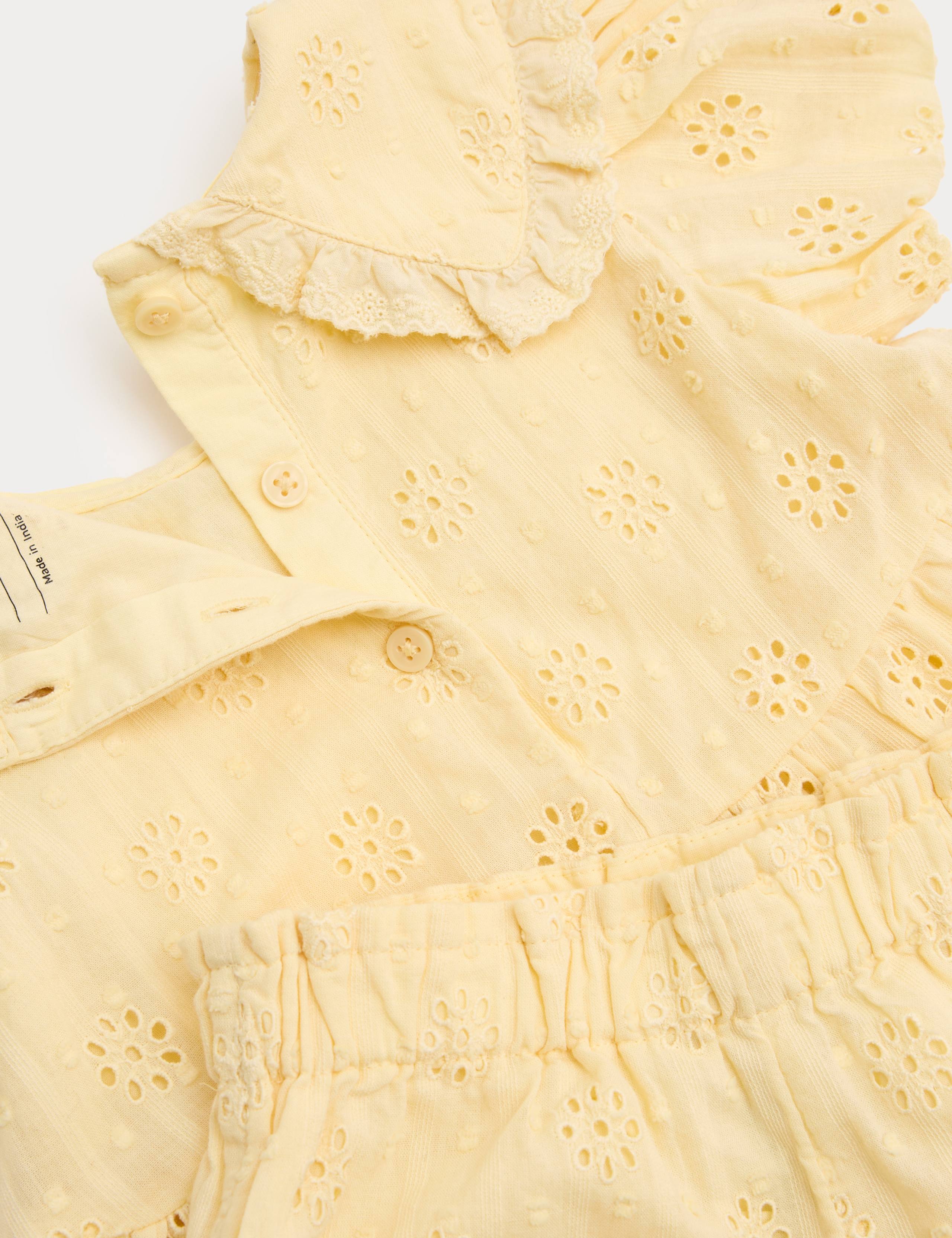 2 Piece Pure Cotton Blouse and Bloomers (0-3 Yrs) 4 of 4