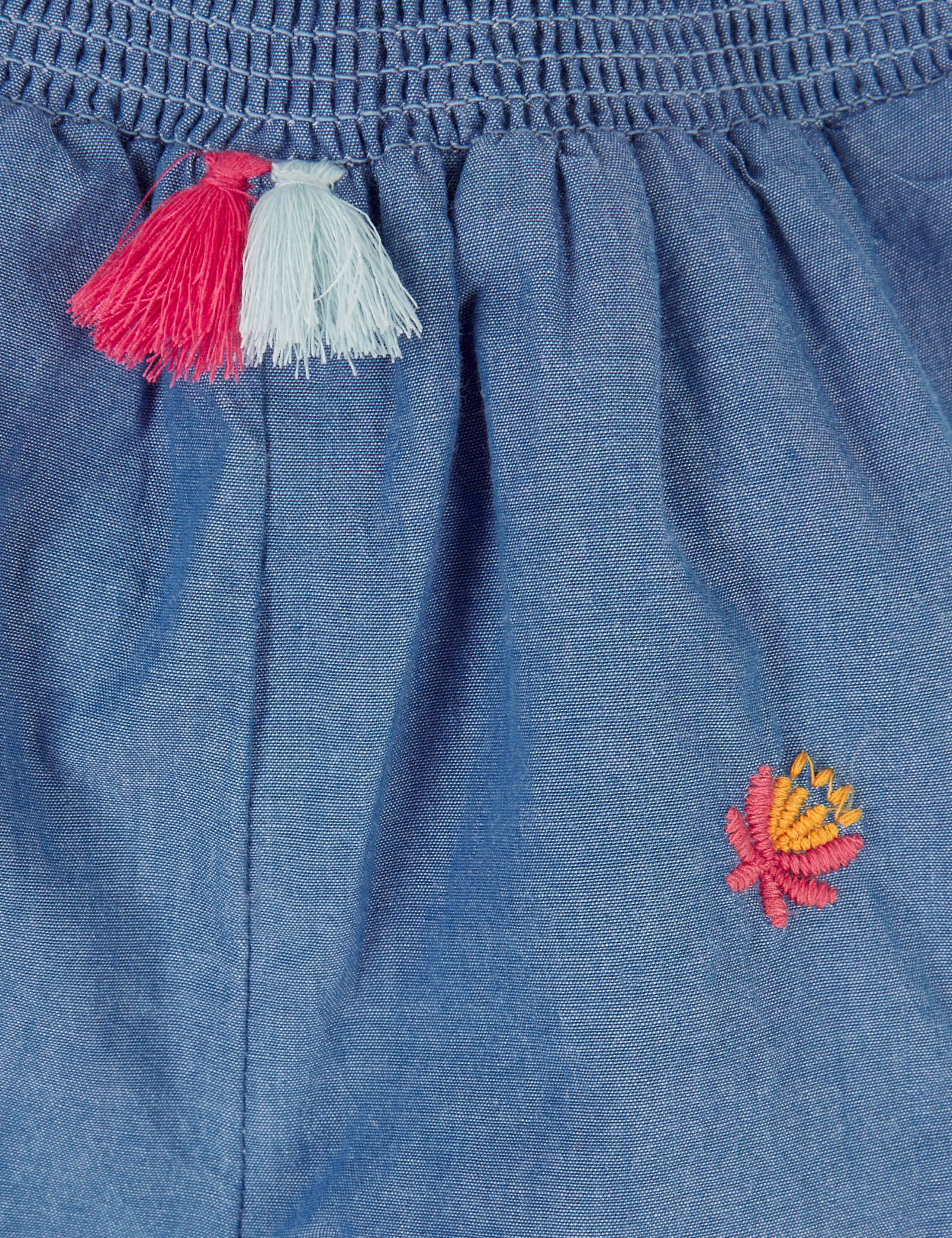 Pure Cotton Chambray Trousers 3 of 3