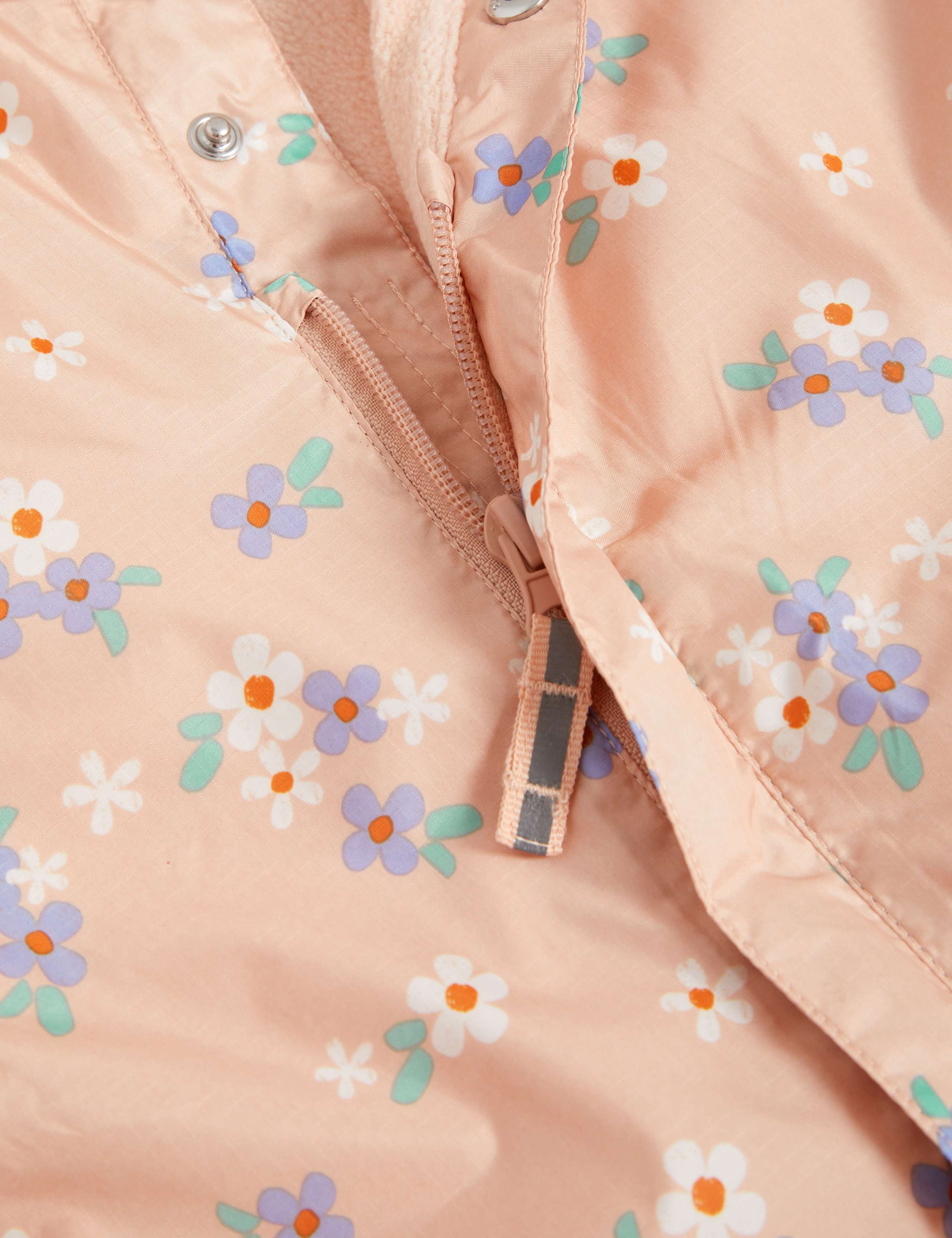 Ditsy Floral Hooded Puddlesuit (3-5 Yrs) 2 of 2