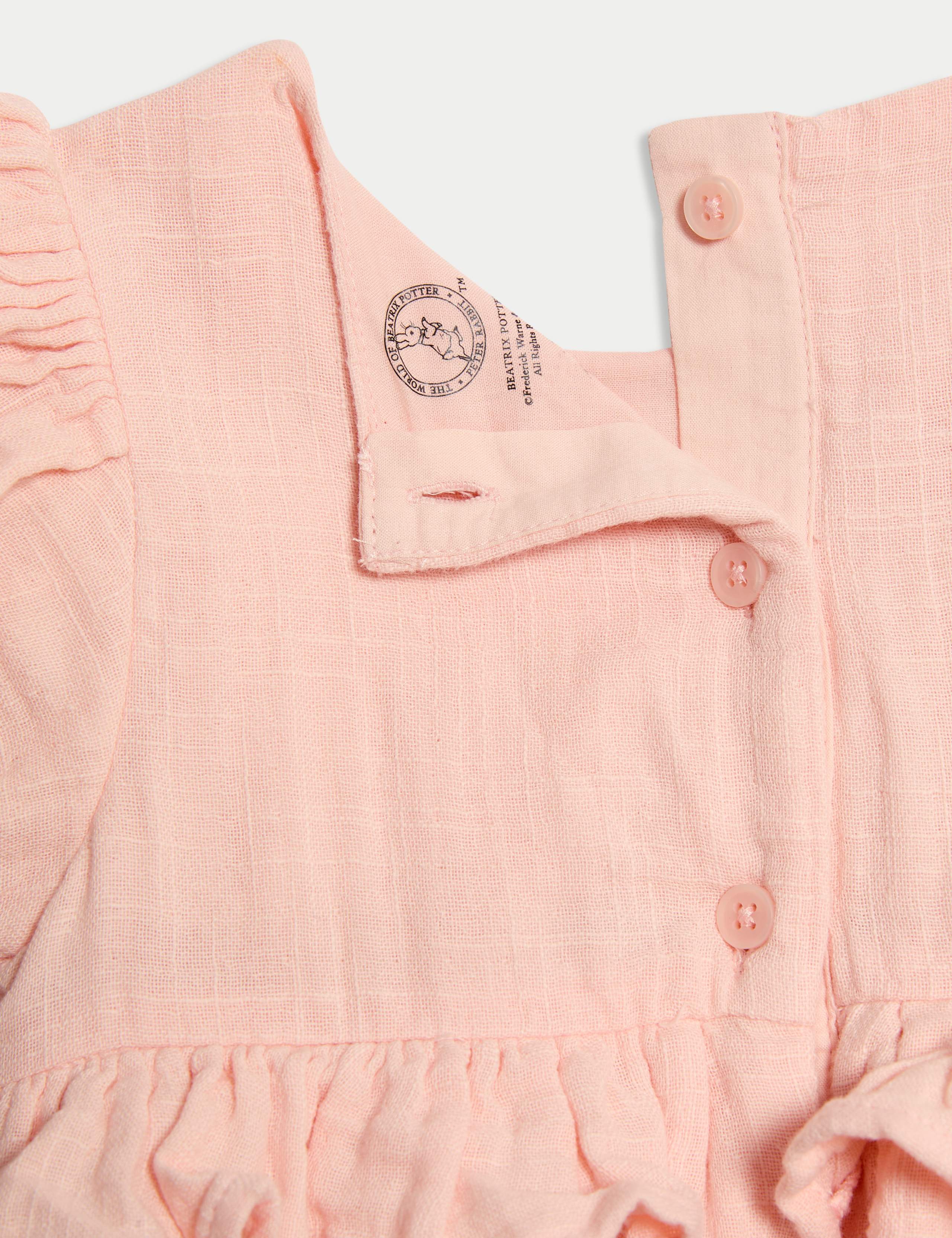 Pure Cotton Peter Rabbit™ Dress (0-3 Yrs) 3 of 4