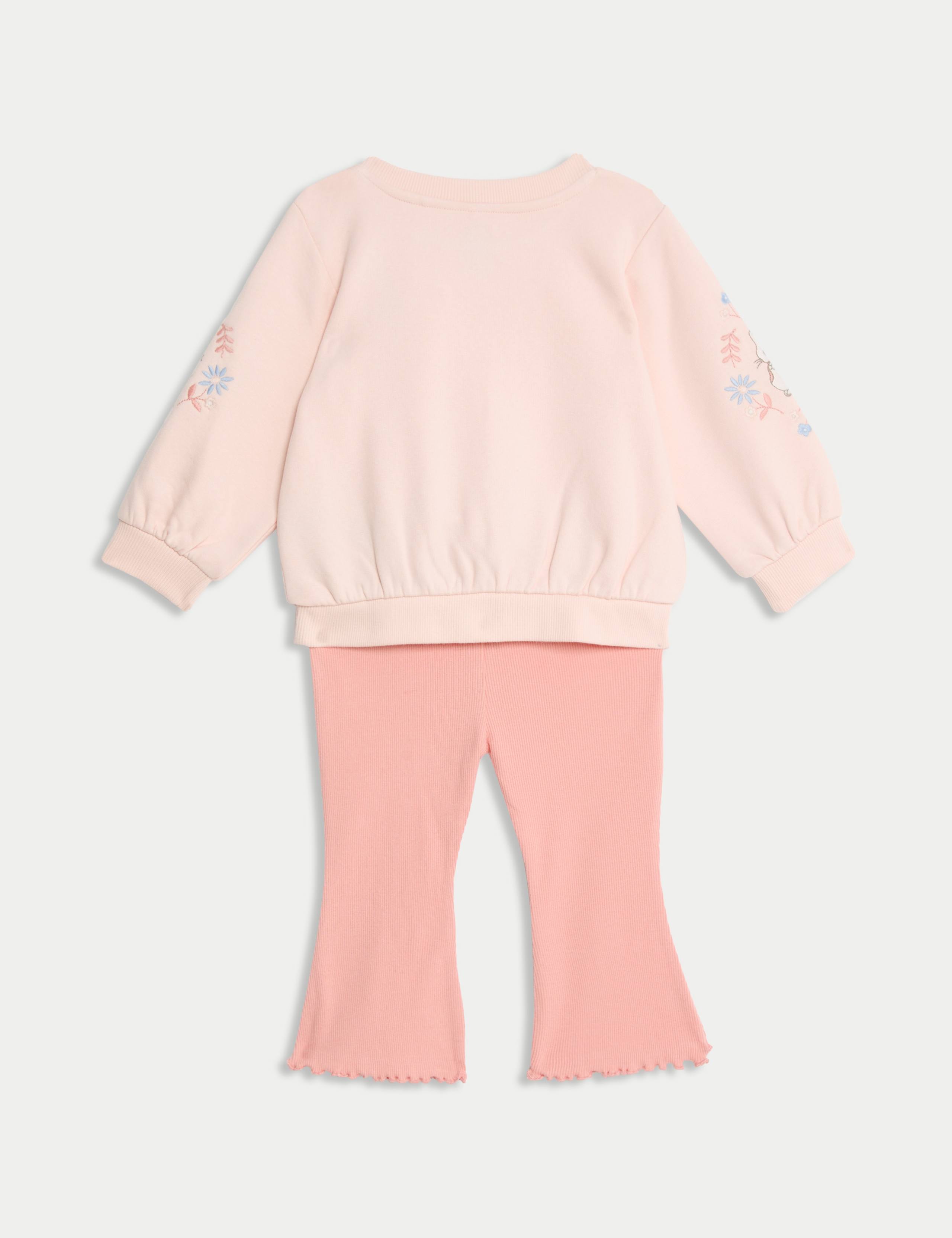 2pc Cotton Rich Peter Rabbit™ Outfit (0-3 Yrs) 2 of 6