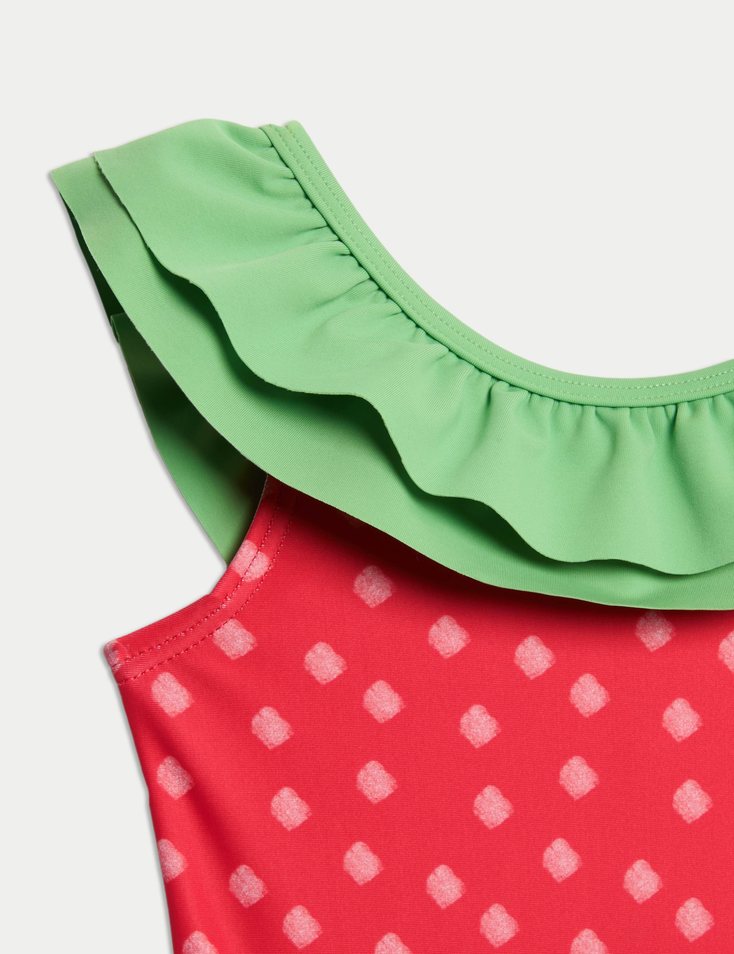 Strawberry Print Swimsuit (0-3 Yrs) 3 of 3