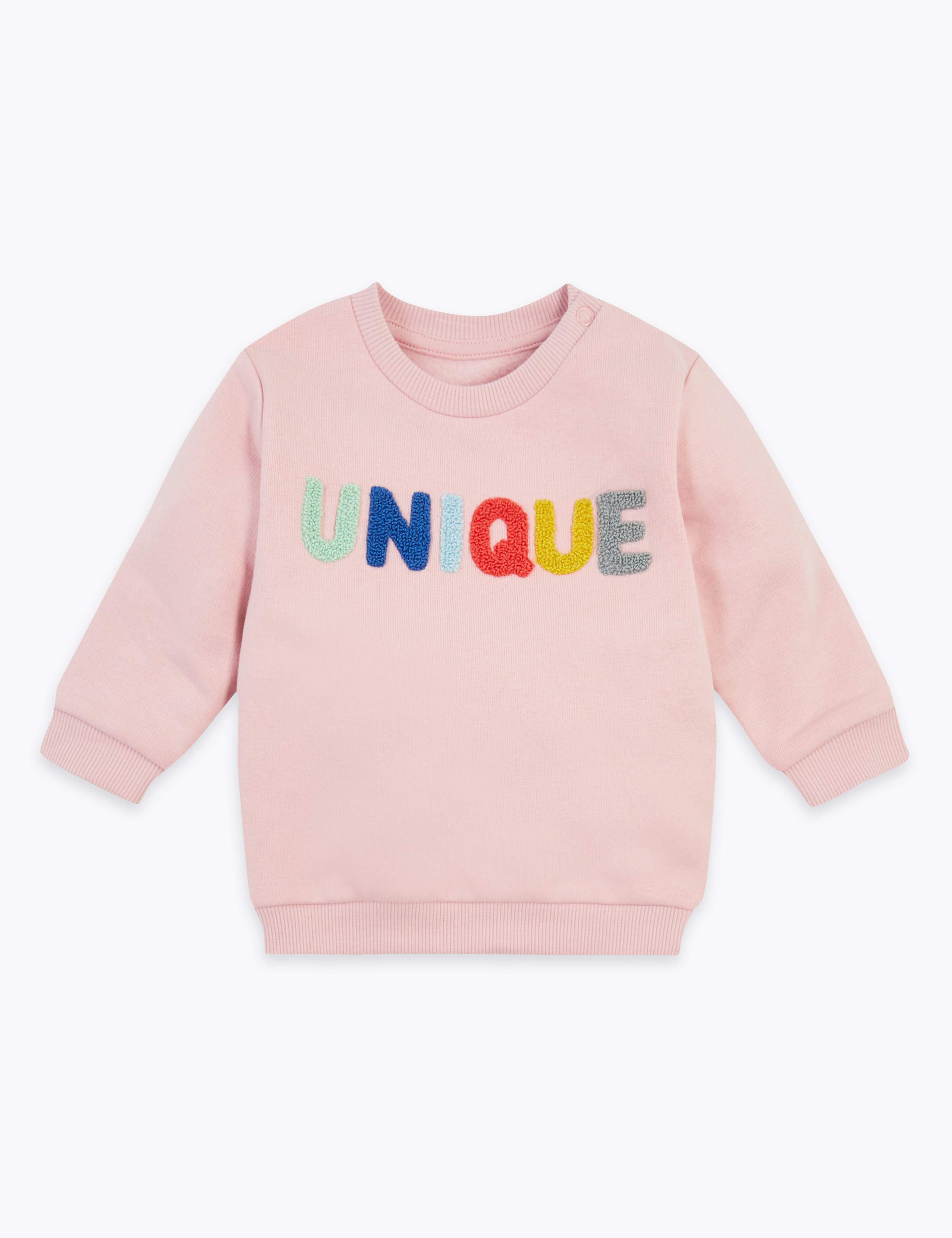 Unique Slogan Sweatshirt (0-3 Yrs) 1 of 3