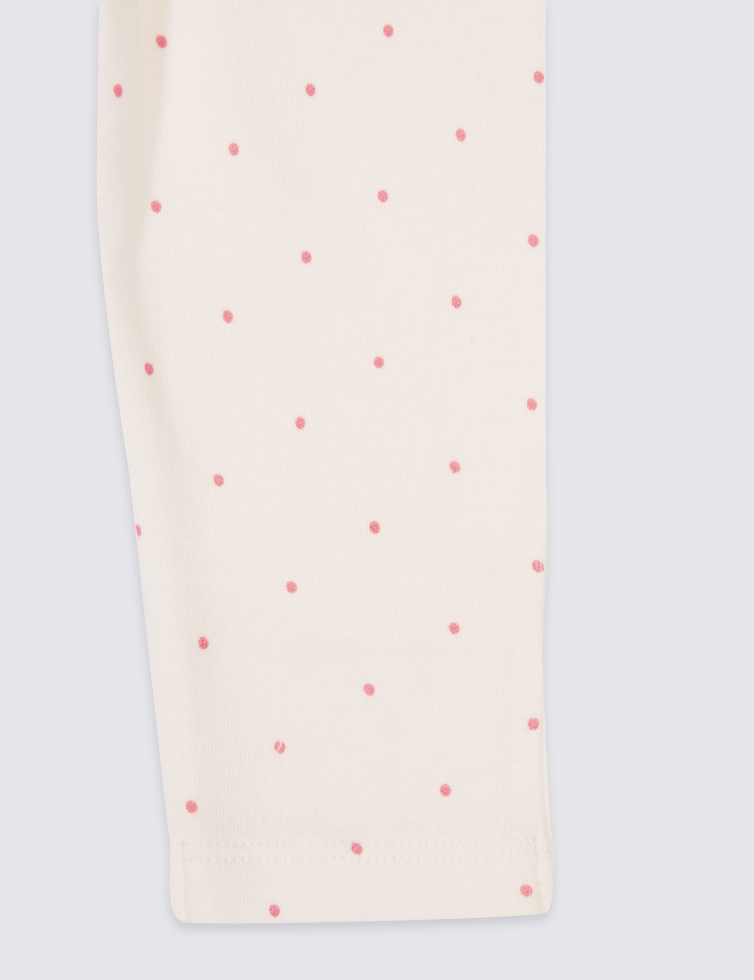 2 Pack Embroidered Pure Cotton Sleepsuits 4 of 8