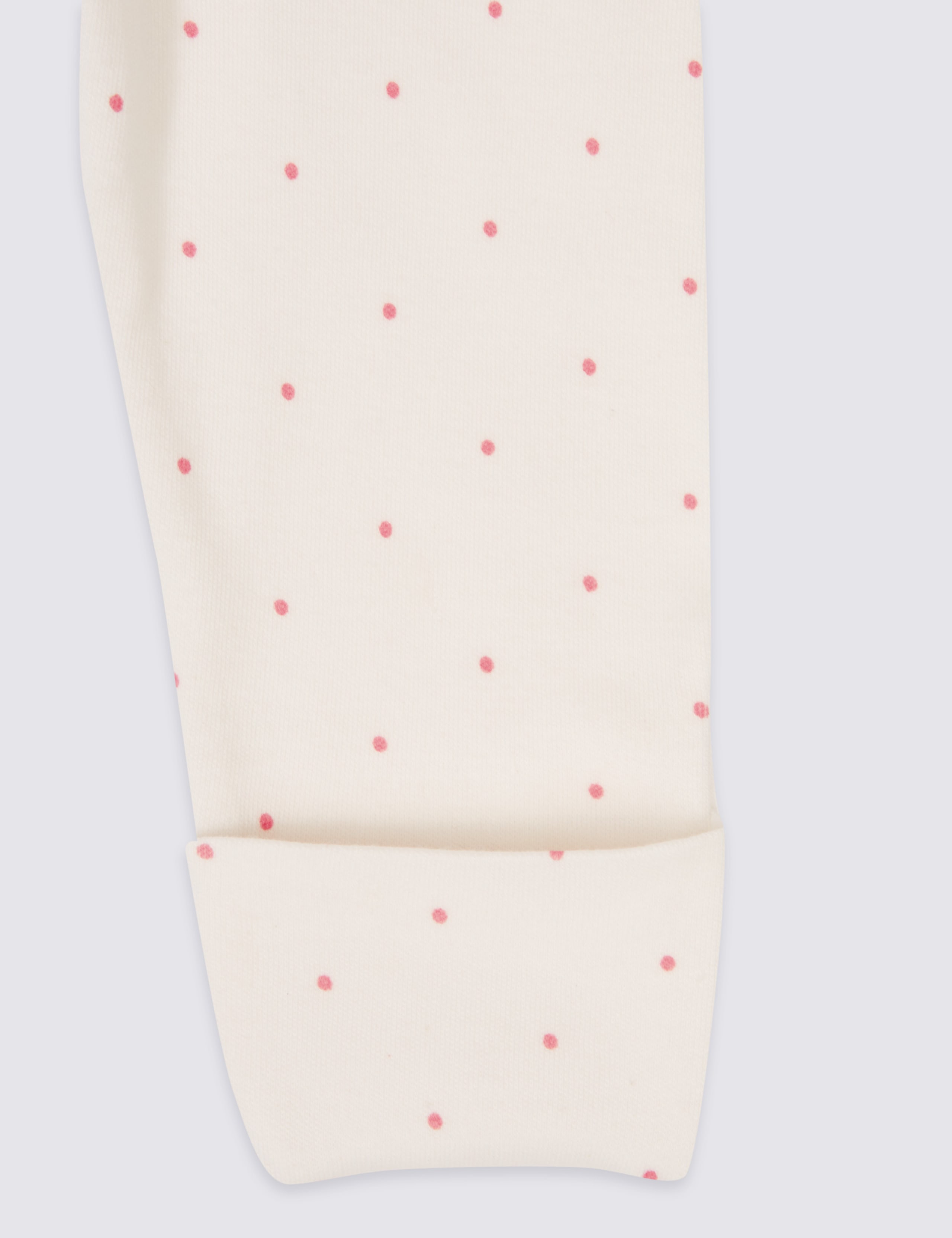 2 Pack Embroidered Pure Cotton Sleepsuits 5 of 8