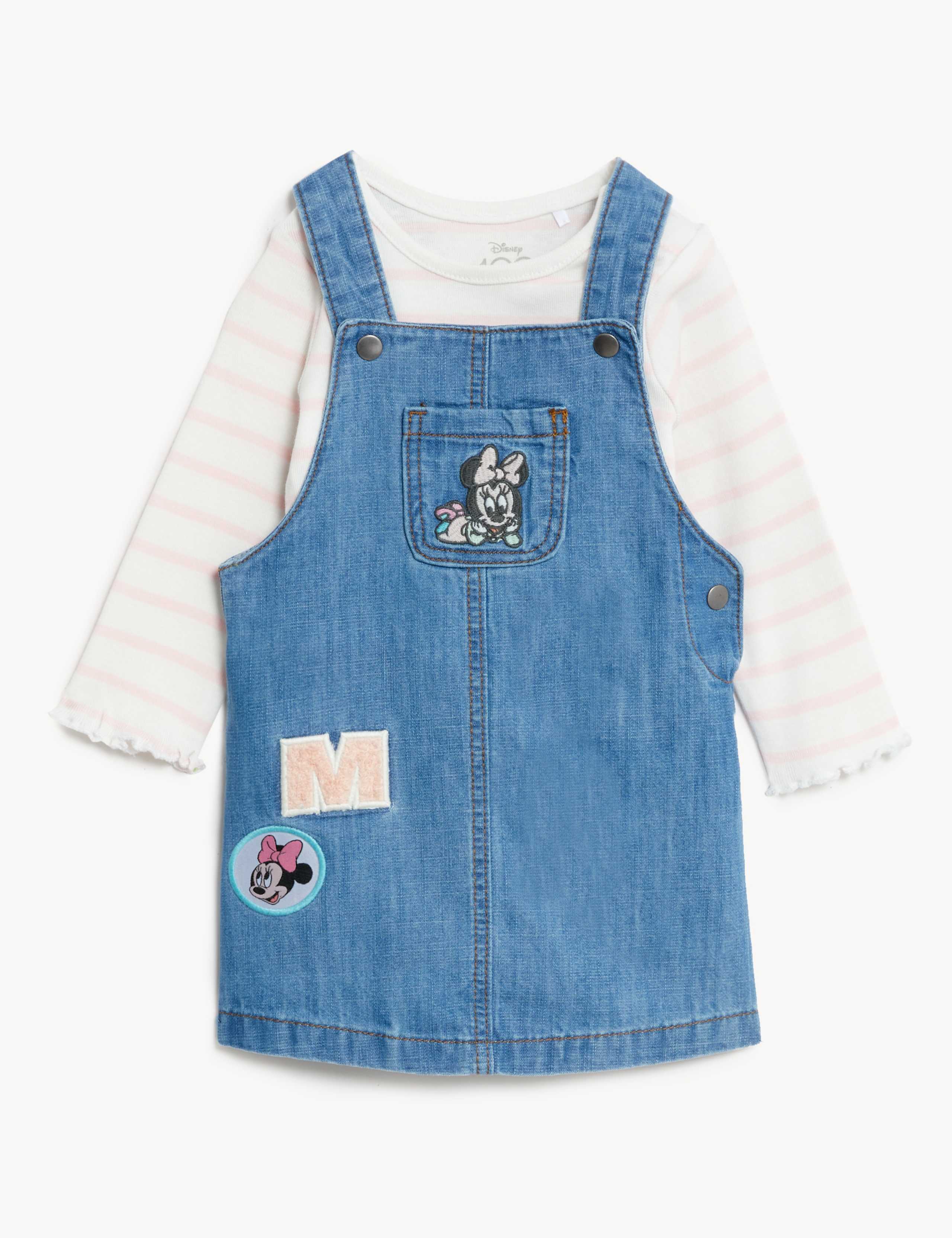 2pc Pure Cotton Minnie Mouse™ Outfit (0-3 Yrs) 1 of 6