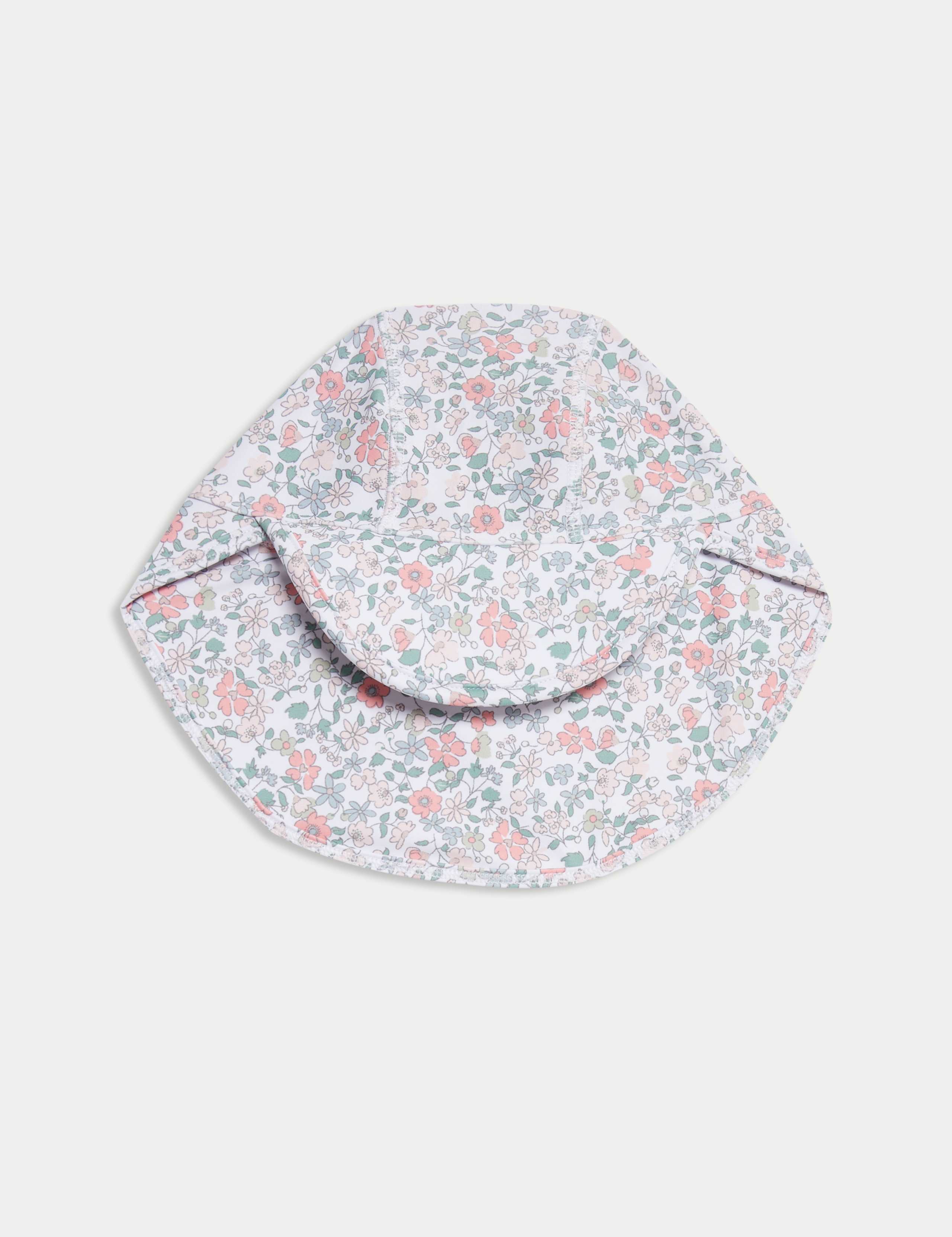 2pc Sunsafe Floral Swimsuit & Hat Set (0-6 Yrs) 3 of 4