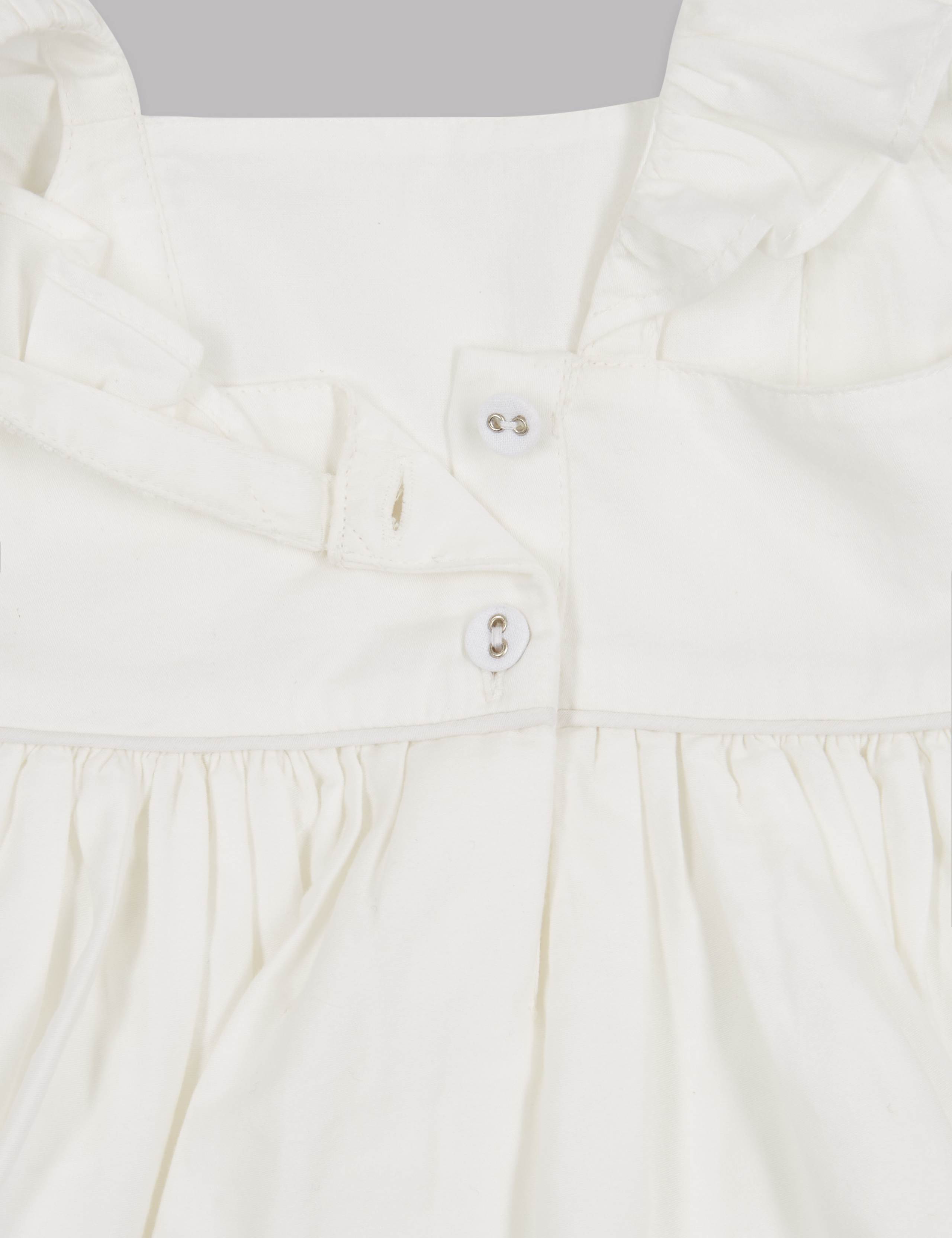 Pure Cotton Broidered Hem Dress 3 of 5