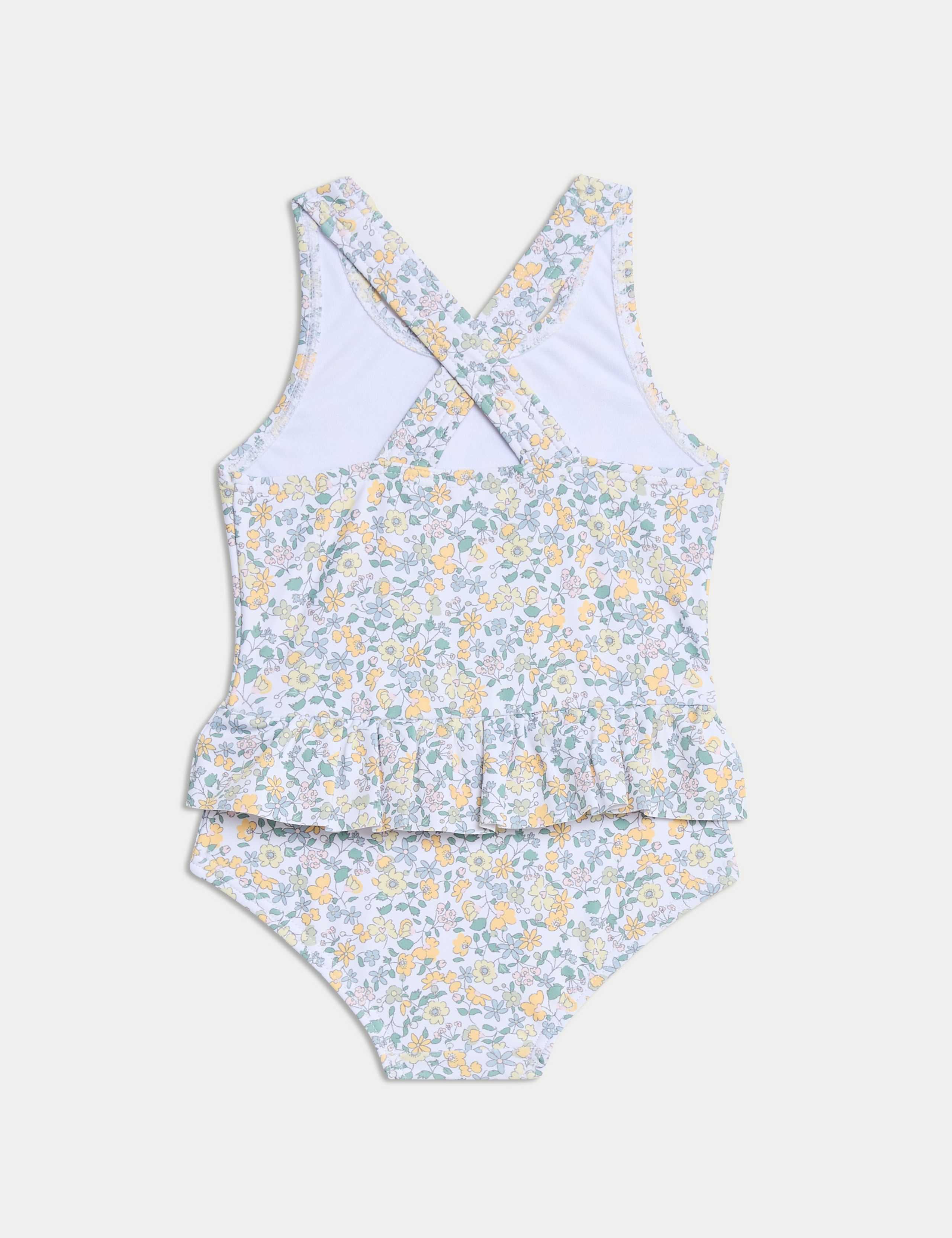 Ditsy Print Frill Swimsuit (0-3 Yrs) 2 of 3