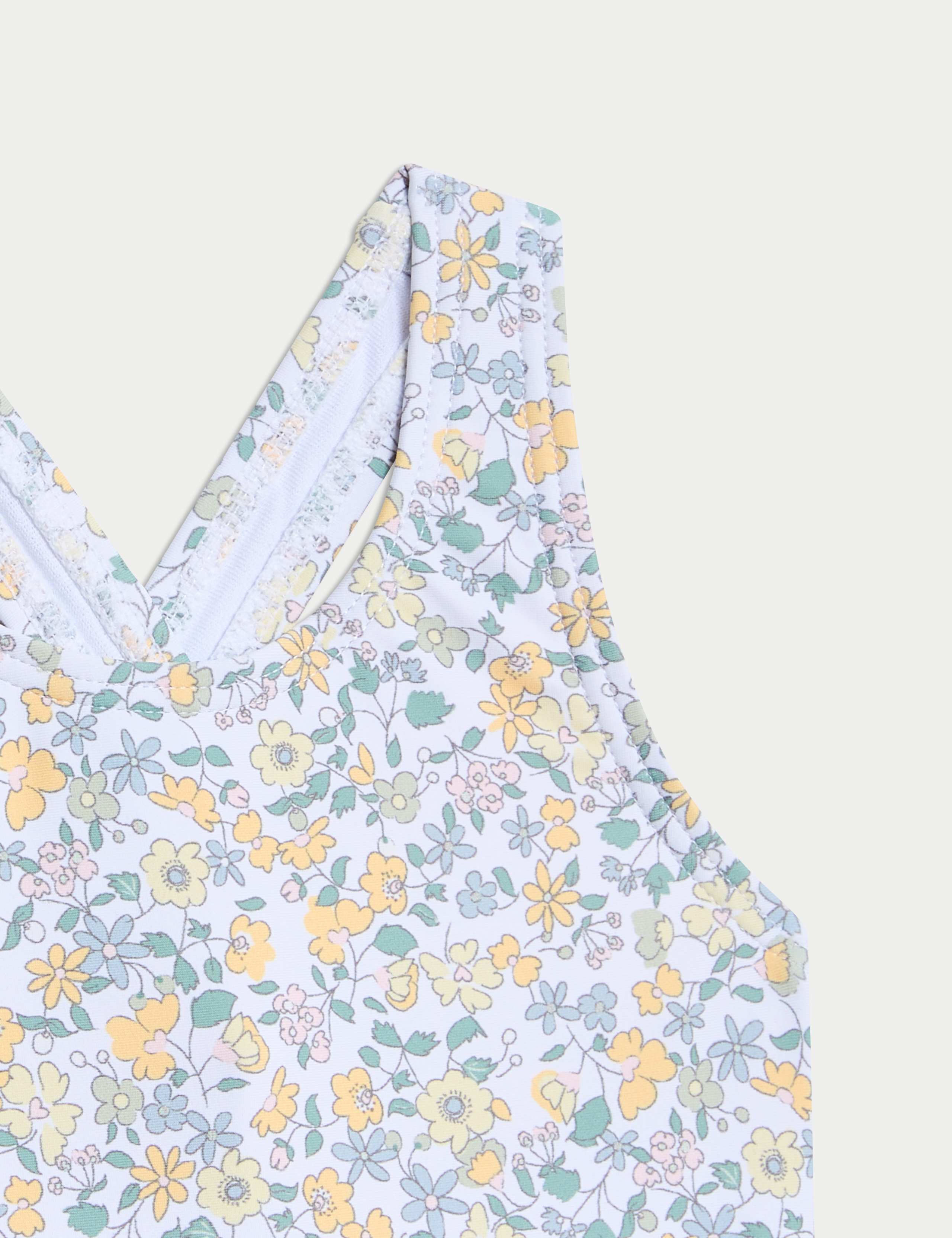 Ditsy Print Frill Swimsuit (0-3 Yrs) 3 of 3