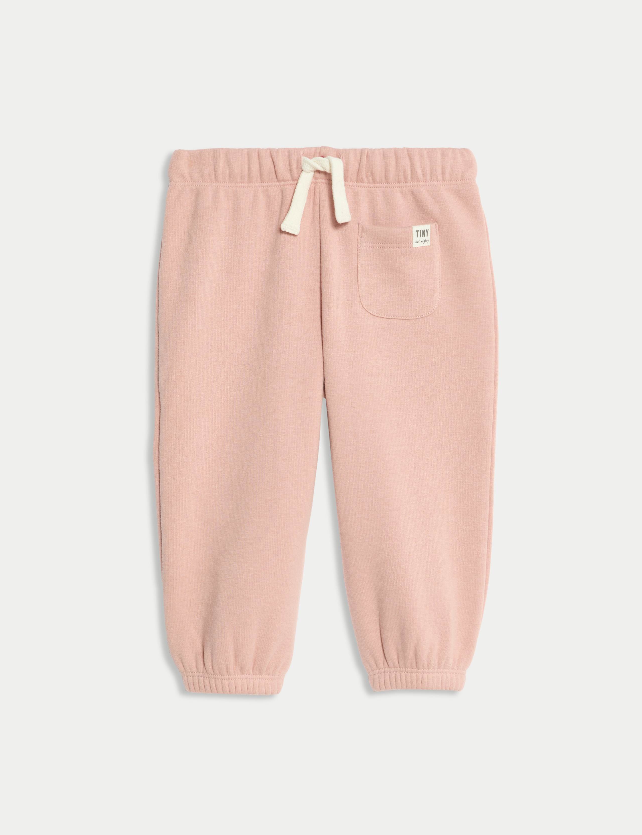 Cotton Blend Fleece Lined Joggers (0-3 Yrs) 1 of 3