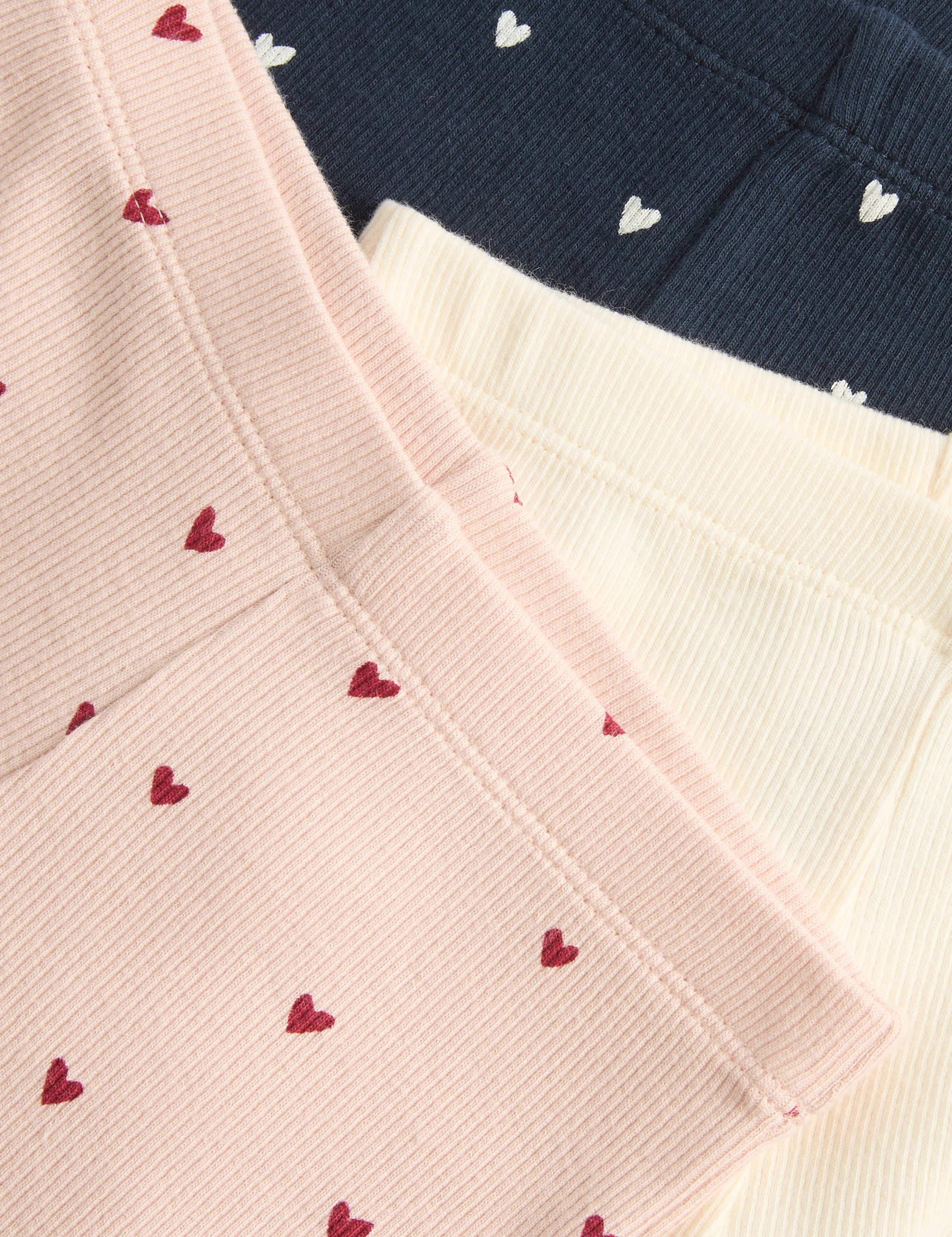 3pc Cotton Rich Heart Top & Bottom Outfit 3 of 3