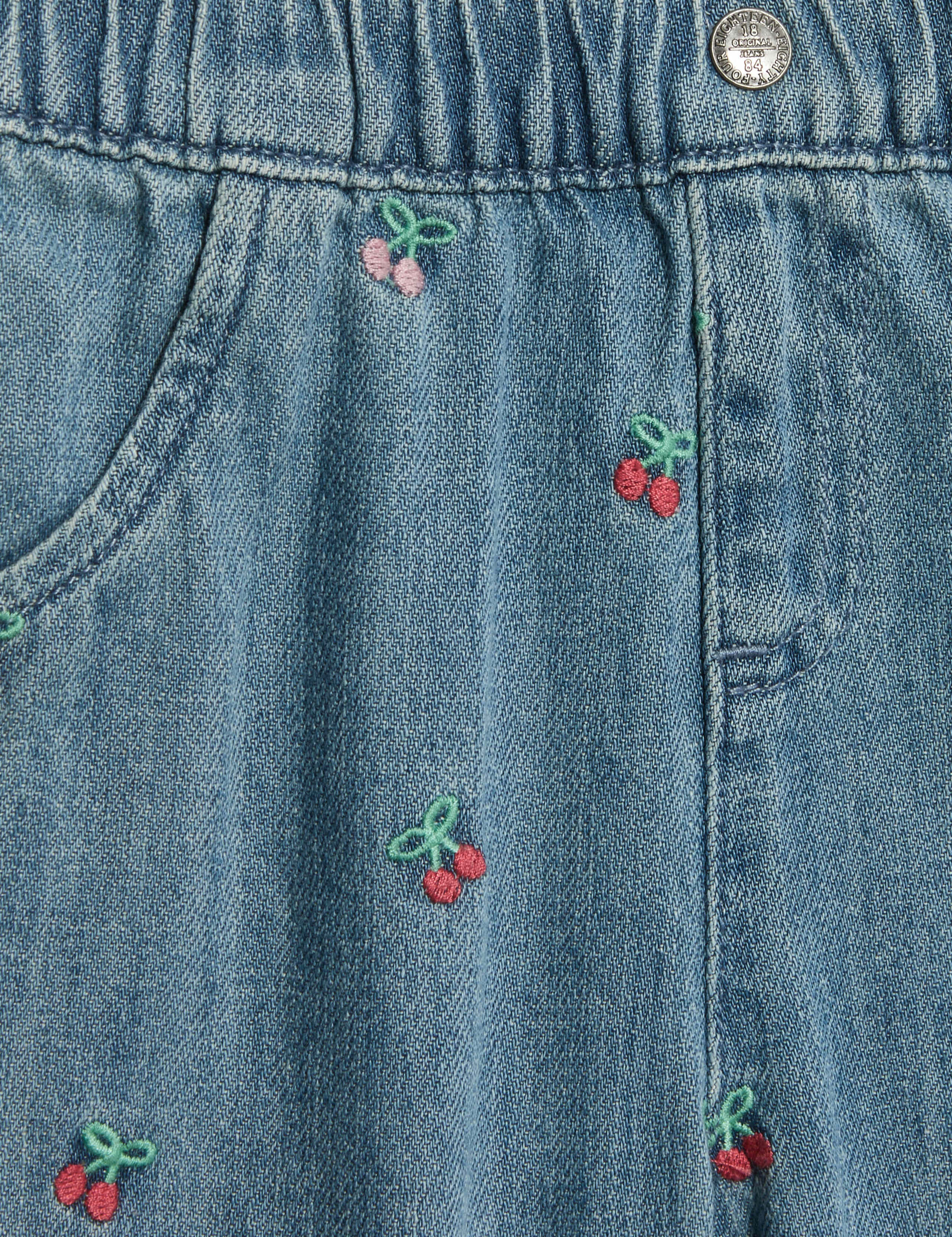 2pc Denim Embroidered Jacket & Jeans Outfit (0-6 Yrs) 6 of 6