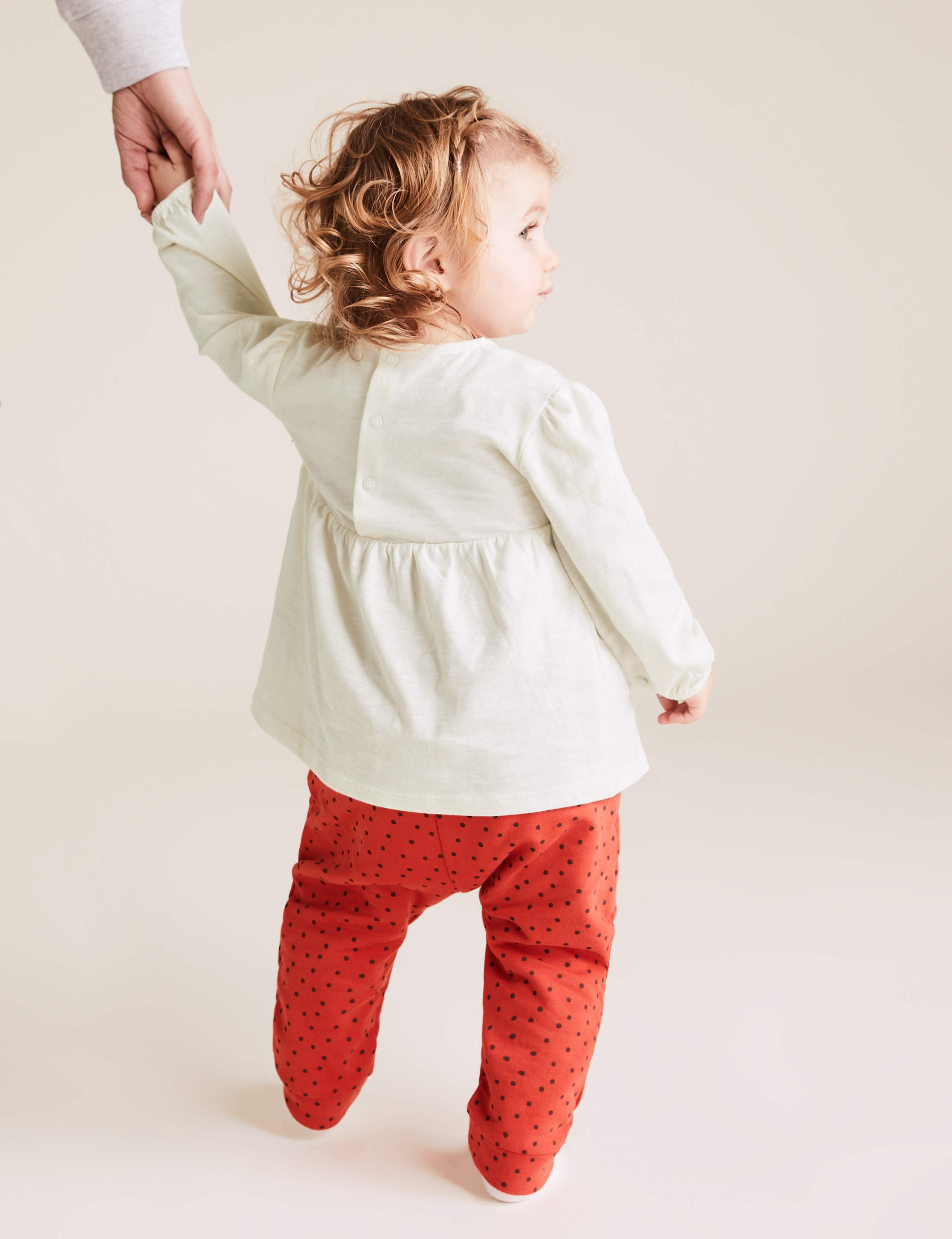 2pc Cotton Bunny Motif Outfit 9 of 9