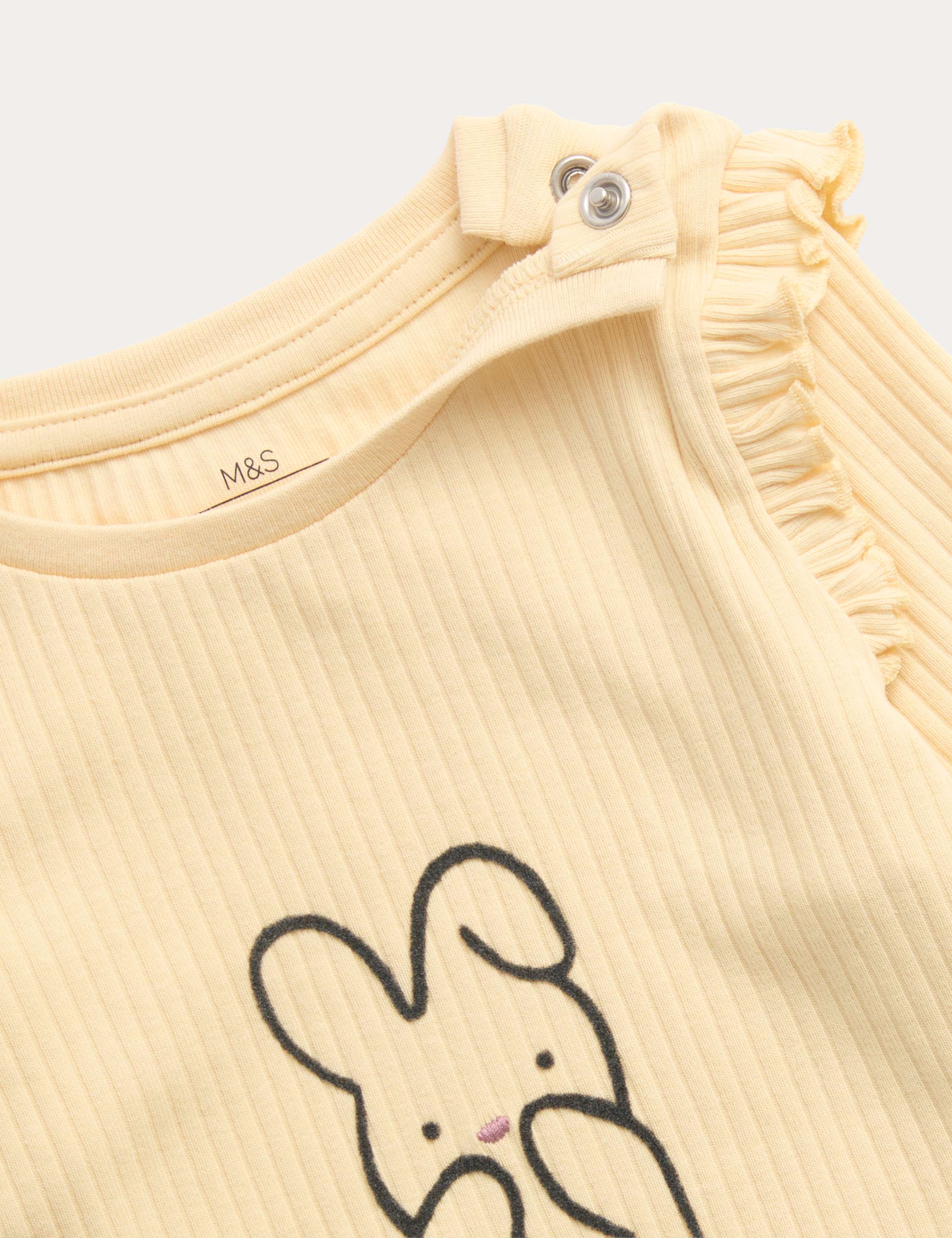 2pc Cotton Rich Bunny Outfit (0-3 Yrs) 3 of 3