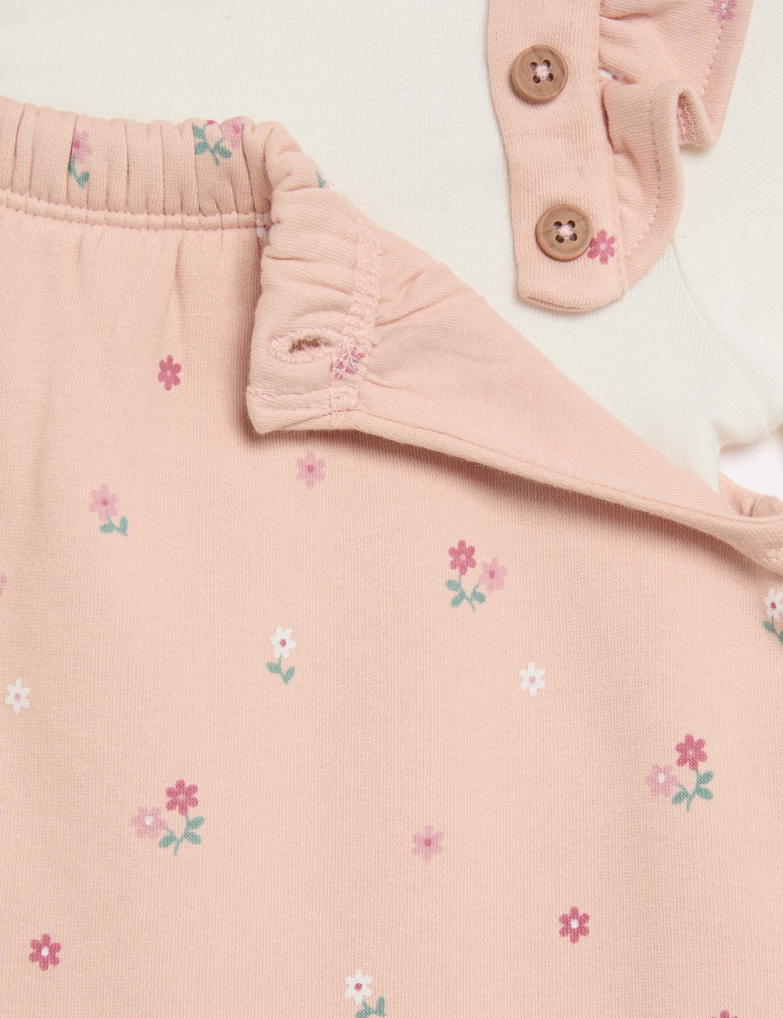 2pc Cotton Rich Ditsy Floral Outfit (0-3 Yrs) 5 of 6