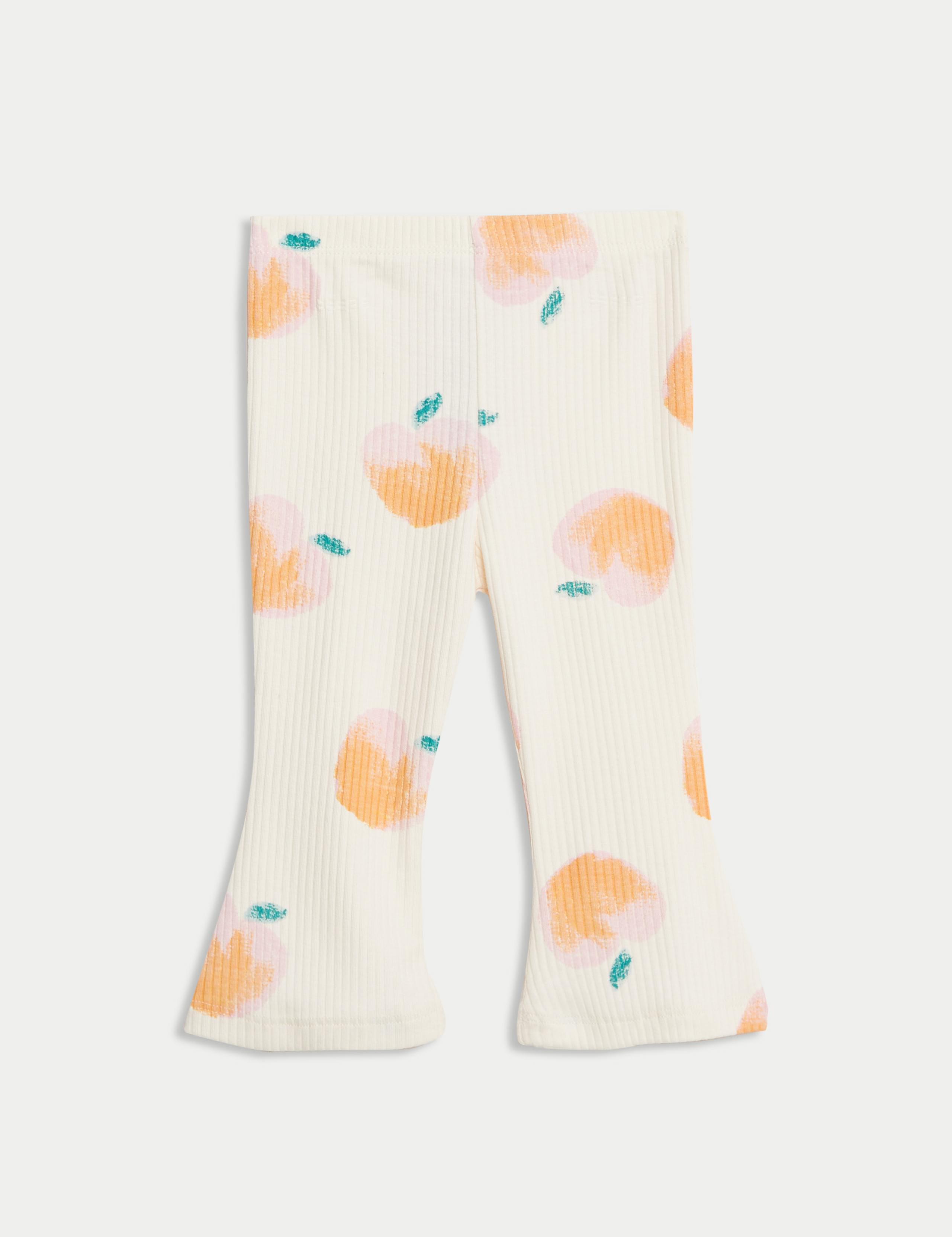 2pc Cotton Rich Peach Top & Bottom Outfit (0 Mths-3 Yrs) 4 of 6