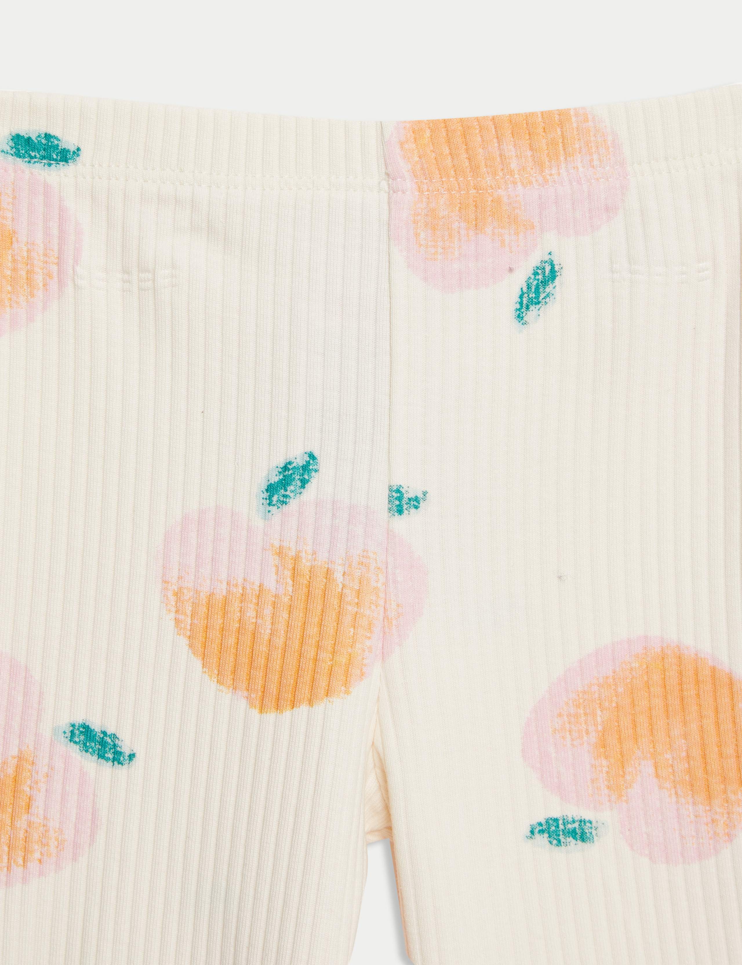 2pc Cotton Rich Peach Top & Bottom Outfit (0 Mths-3 Yrs) 6 of 6