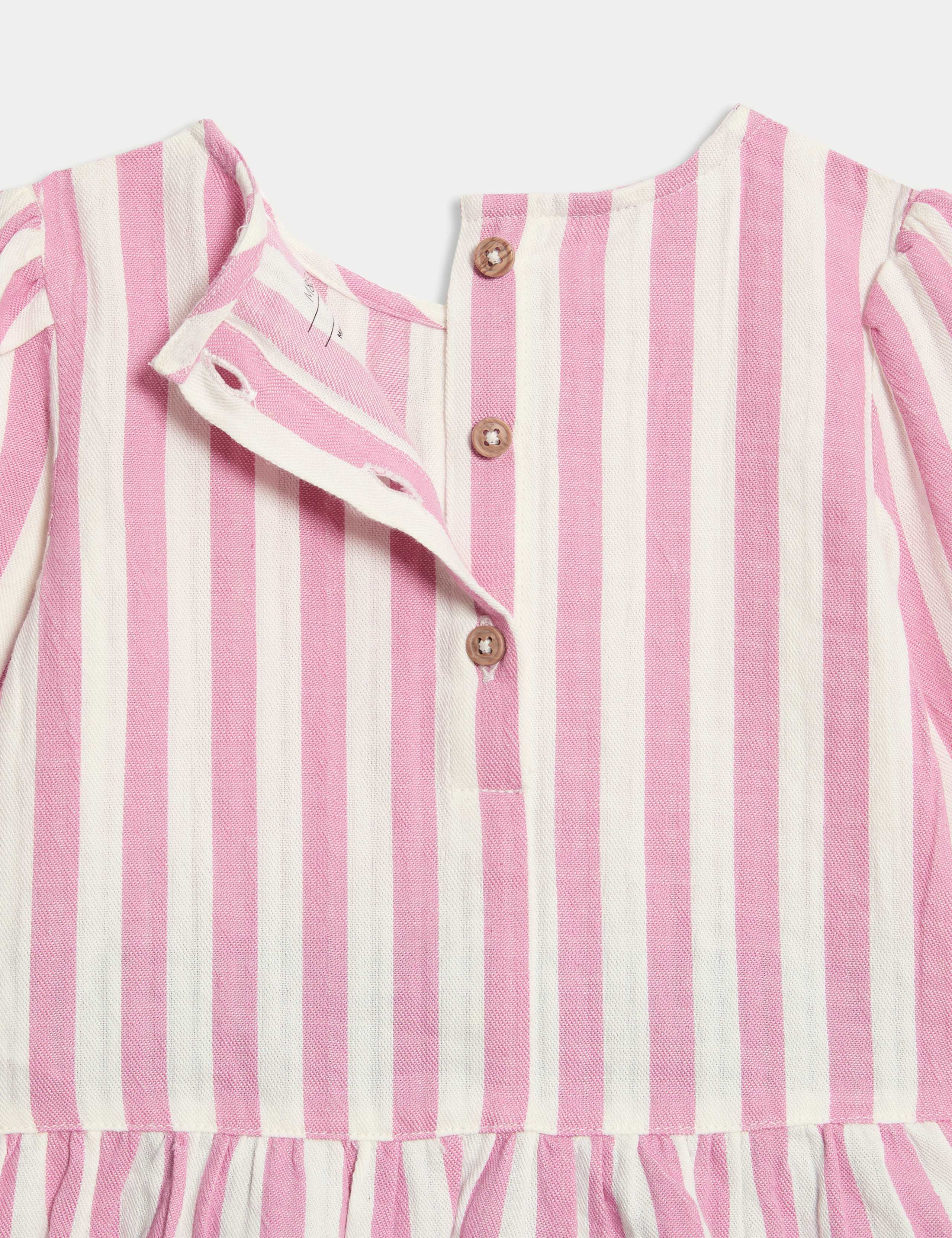 2pc Pure Cotton Striped Top & Jeans Outfit (0-6 Yrs) 6 of 7