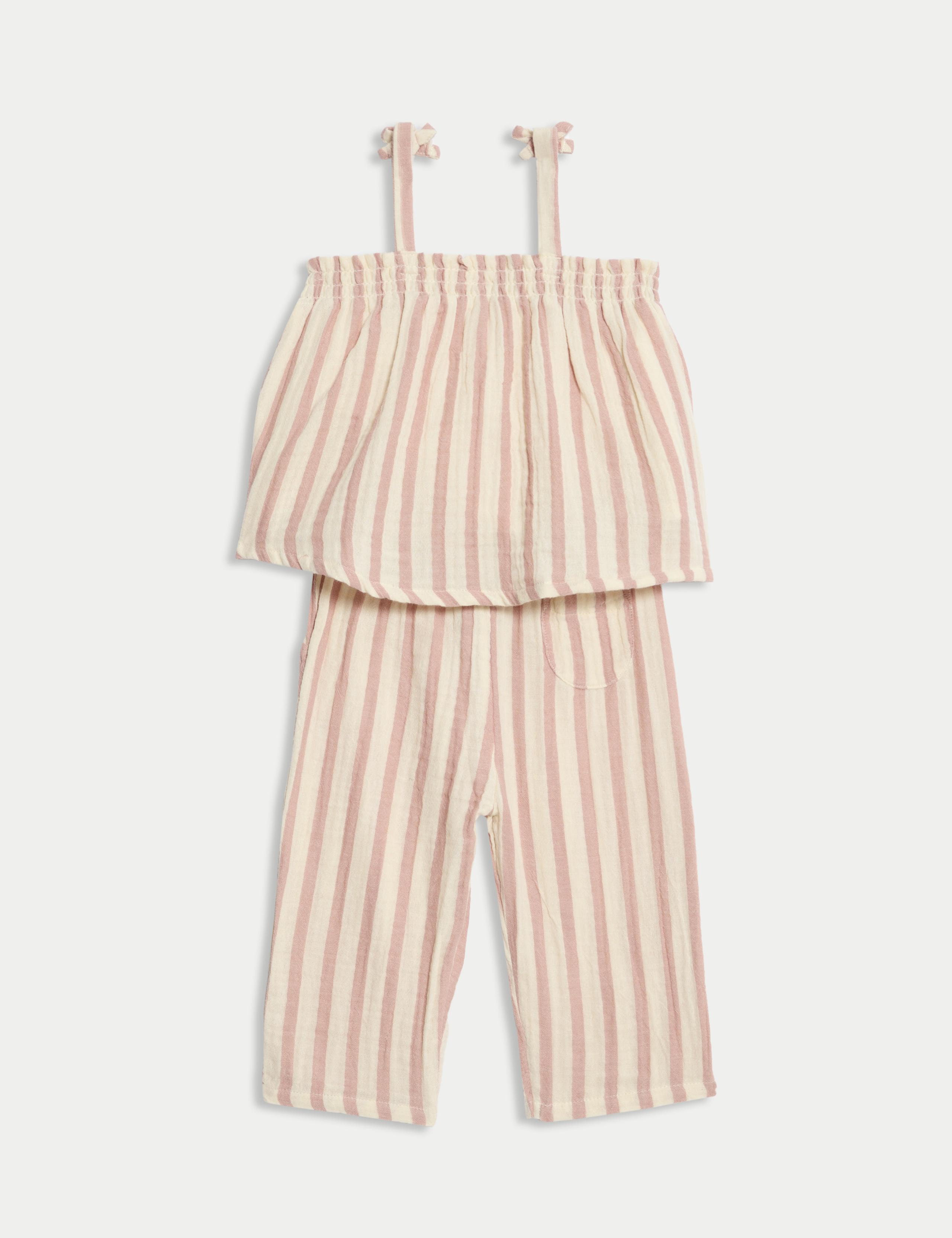 2pc Pure Cotton Striped Outfit (0 Mths-6 Yrs) 2 of 6