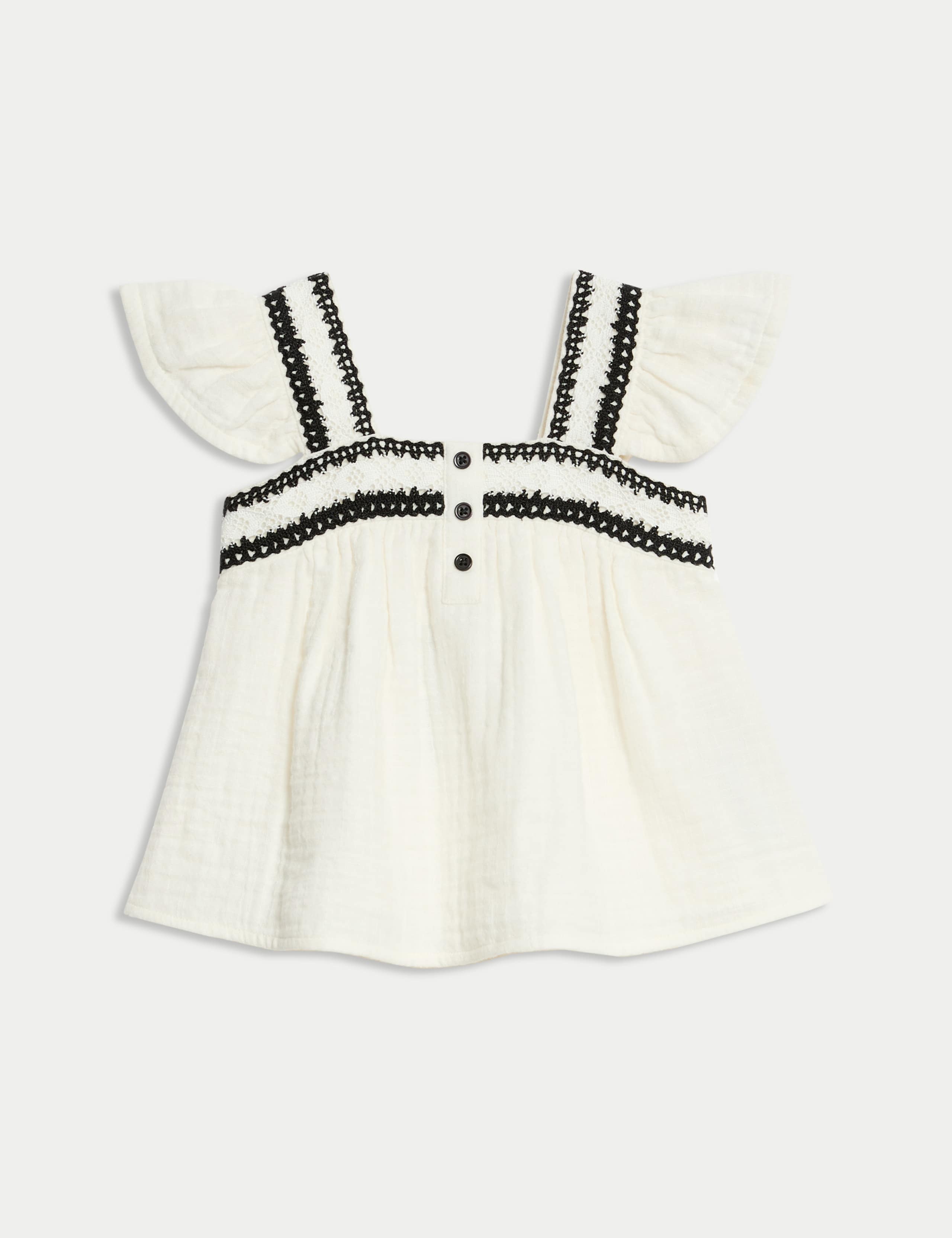 2pc Woven Pure Cotton Co-ord Outfit (0-6 Yrs) 3 of 6