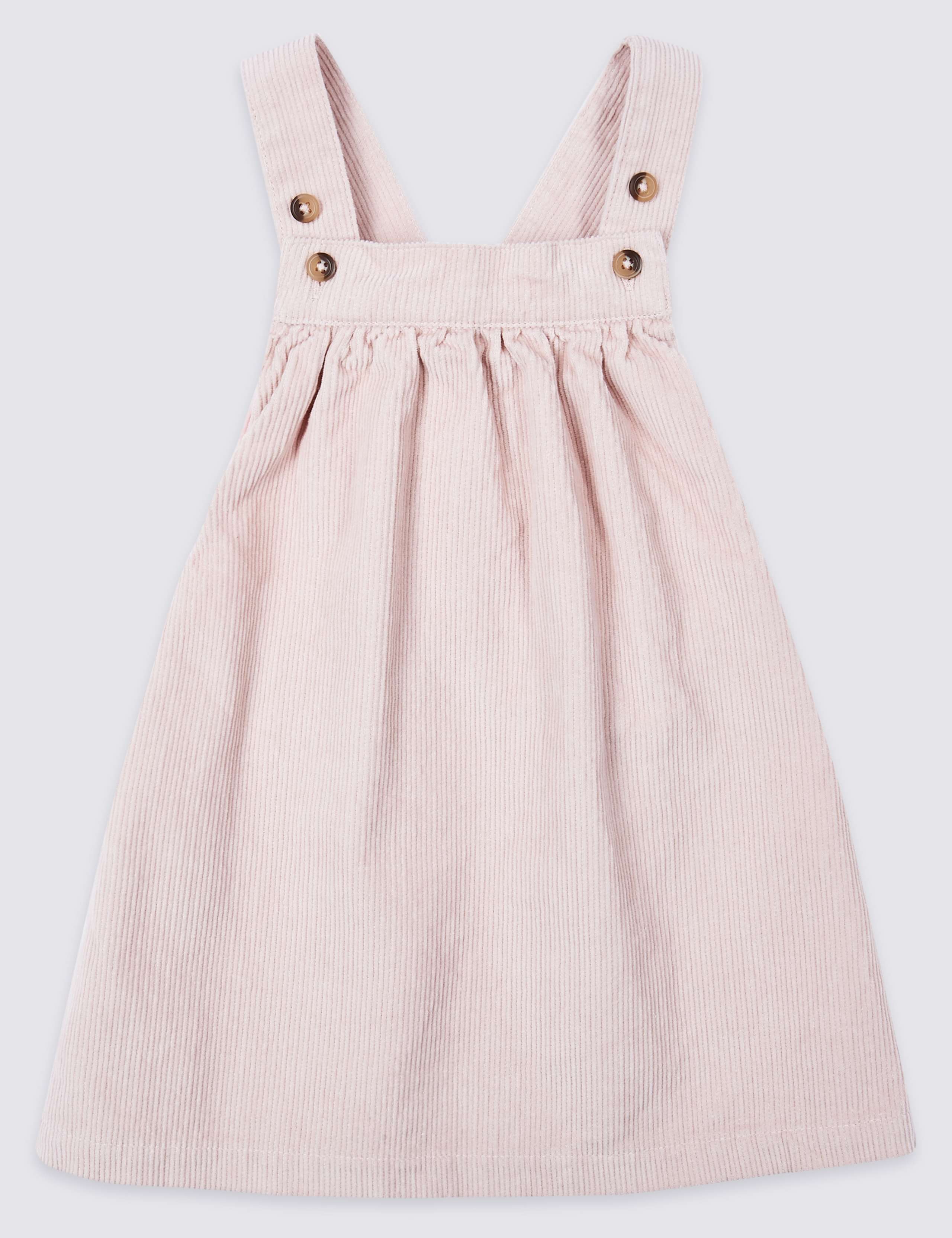2 Piece  Cotton Cord Pinny Dress & Bodysuit 3 of 6