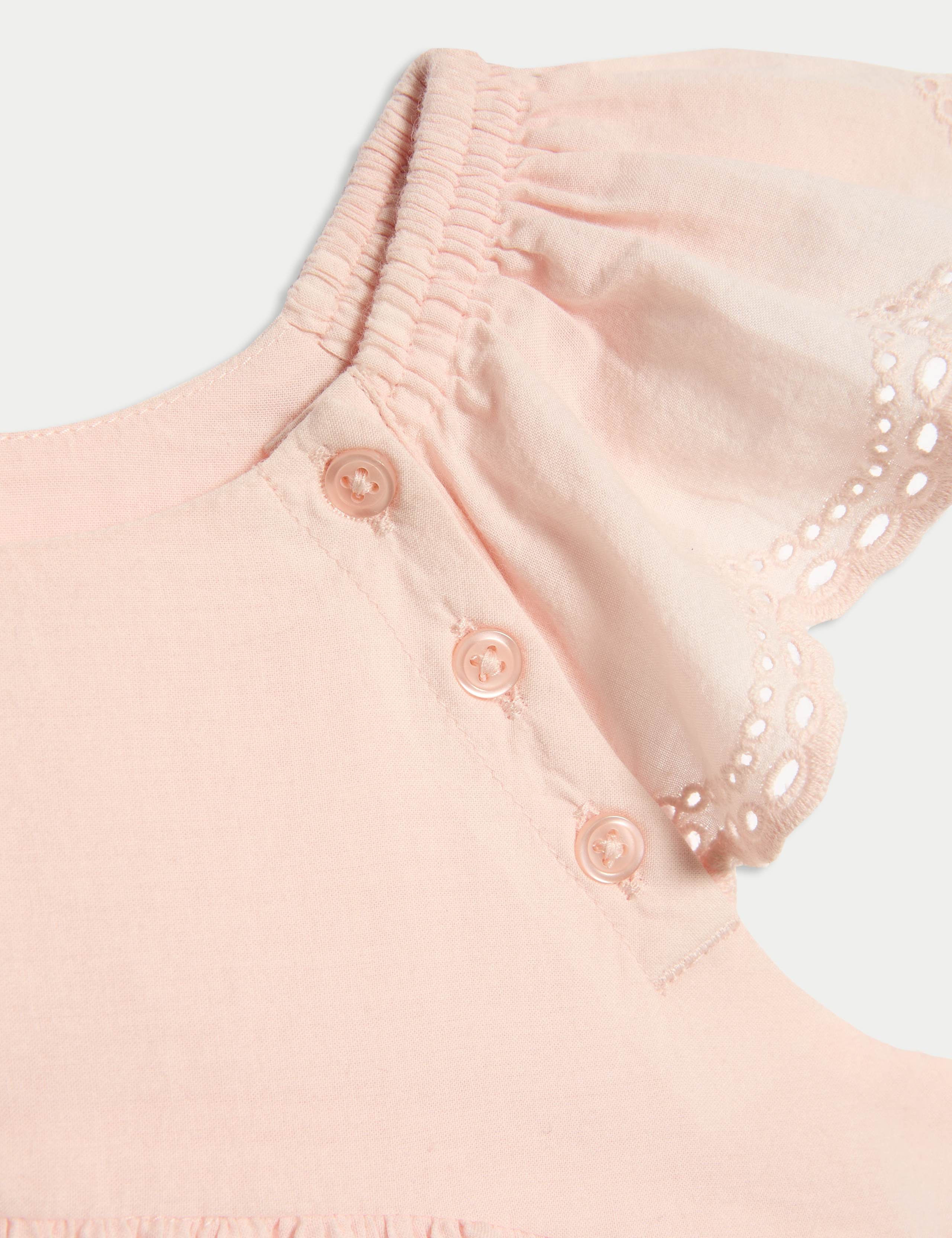 2pc Pure Cotton Broderie Outfit (0 Mths-3 Yrs) 5 of 5