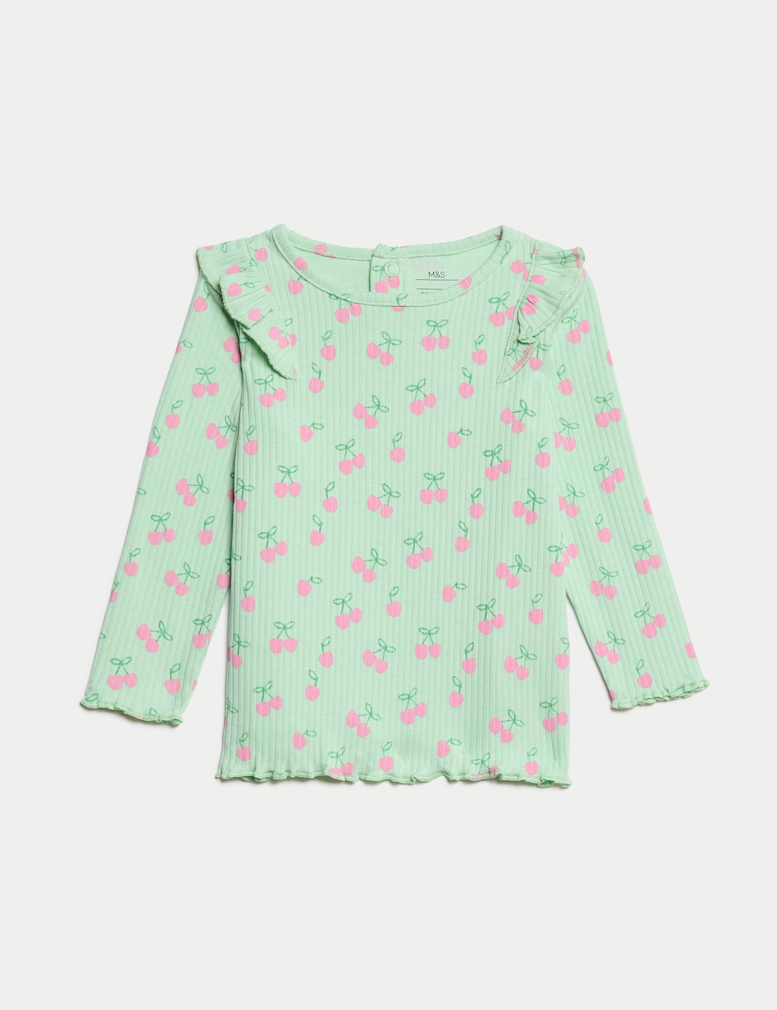 2pc Cotton Rich Cherry Top & Bottom Outfit (0 Mths-6 Yrs) 3 of 6