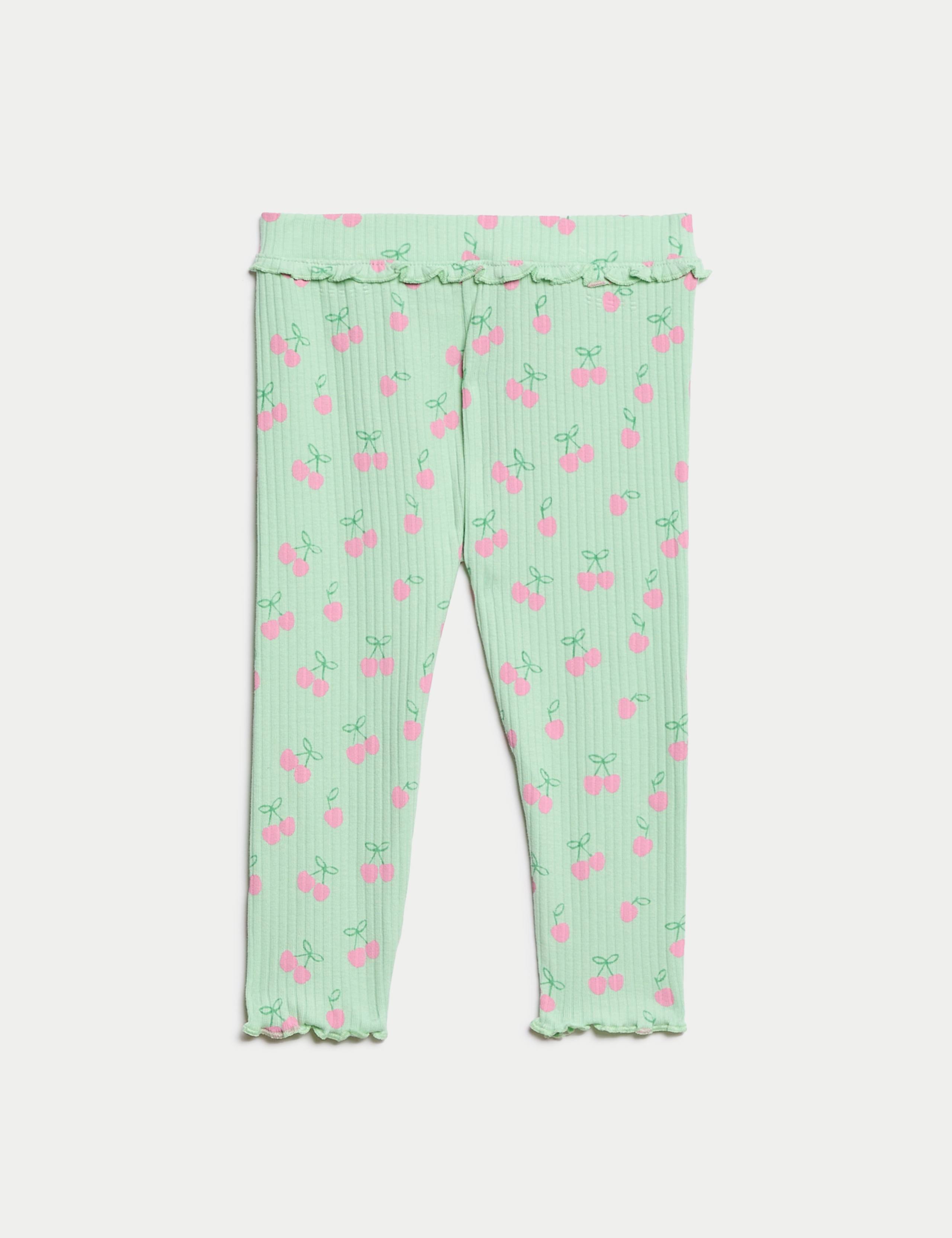 2pc Cotton Rich Cherry Top & Bottom Outfit (0 Mths-6 Yrs) 4 of 6