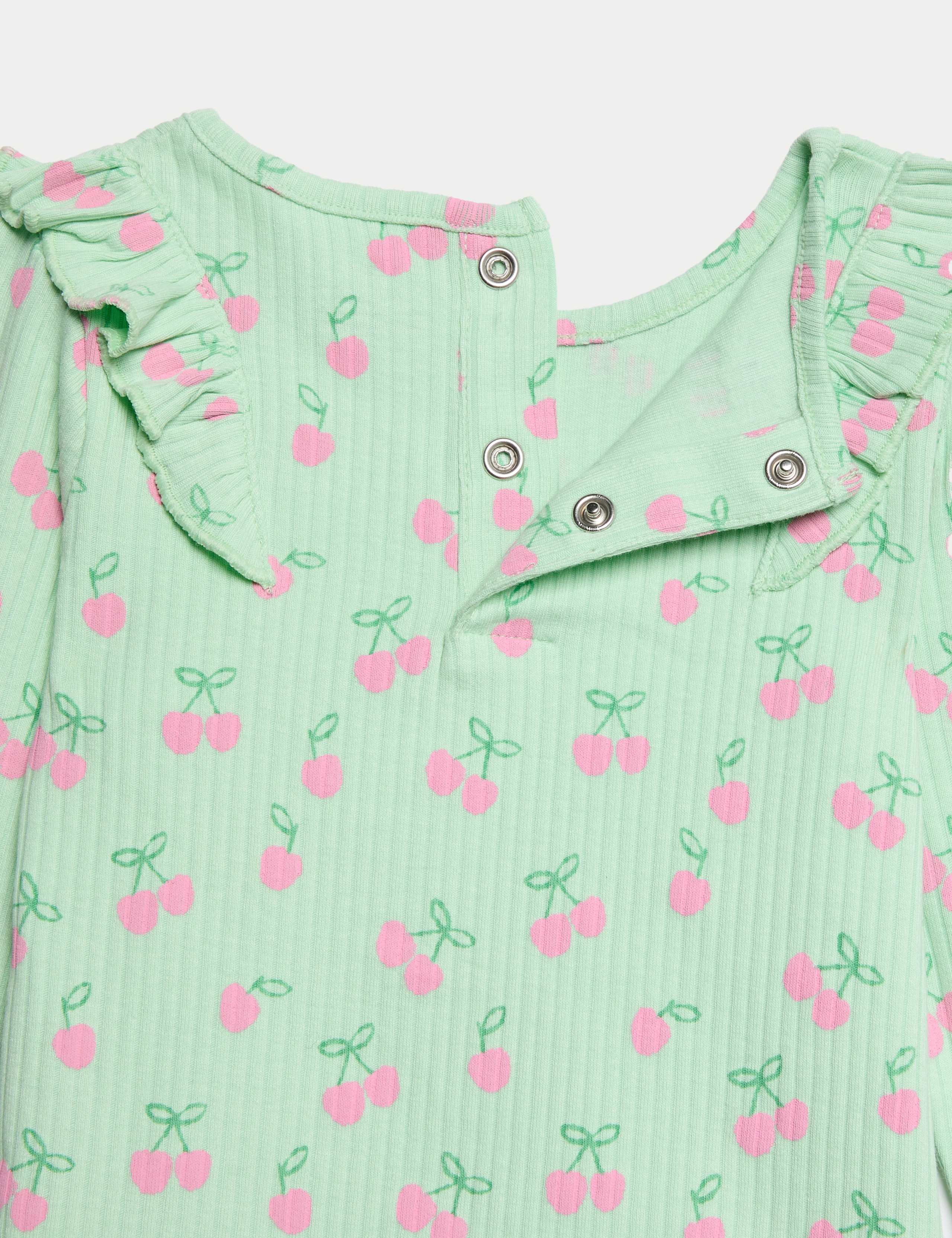 2pc Cotton Rich Cherry Top & Bottom Outfit (0 Mths-6 Yrs) 5 of 6