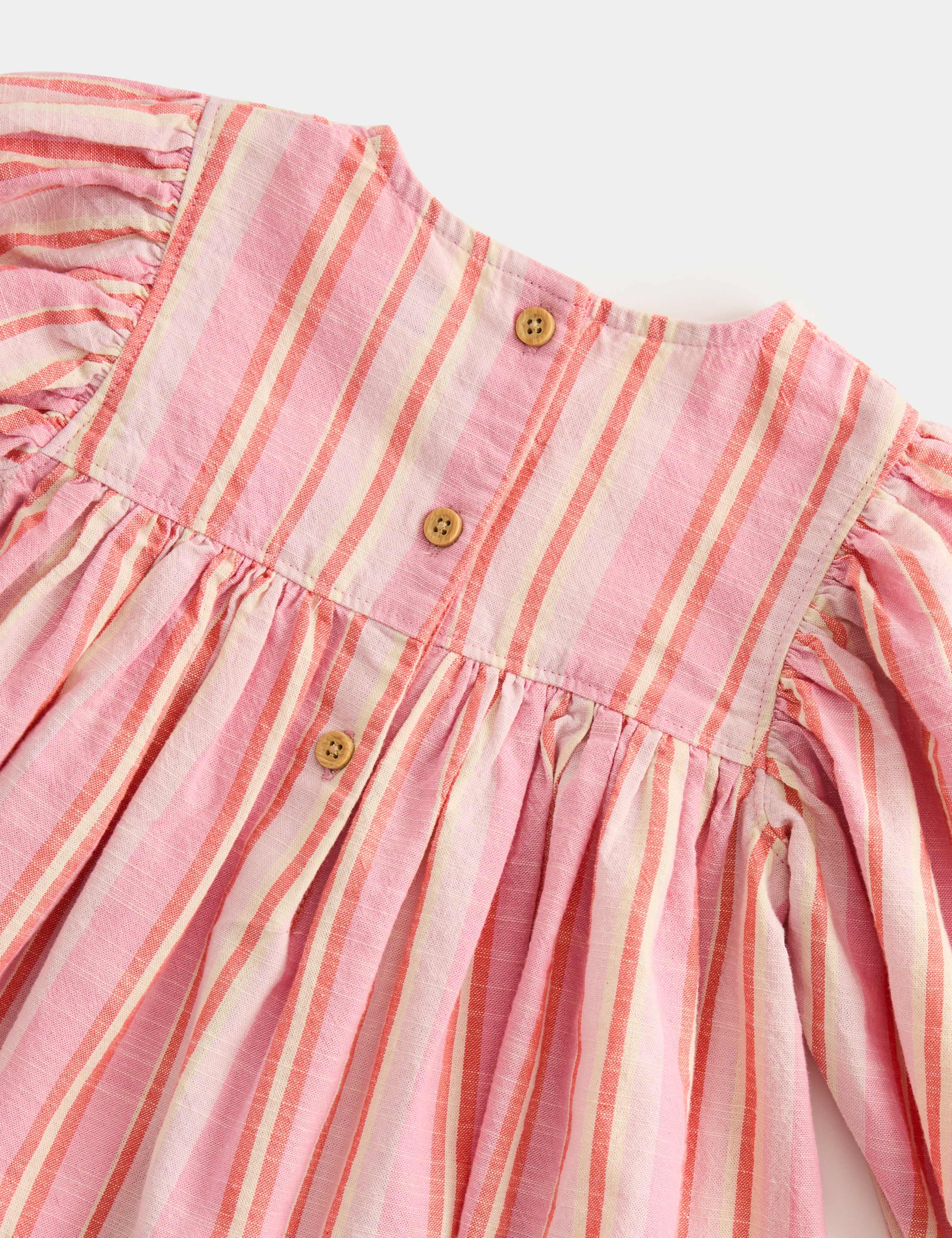 Pure Cotton Striped Top & Bottom Outfit (0 Months-5 Years) 2 of 3