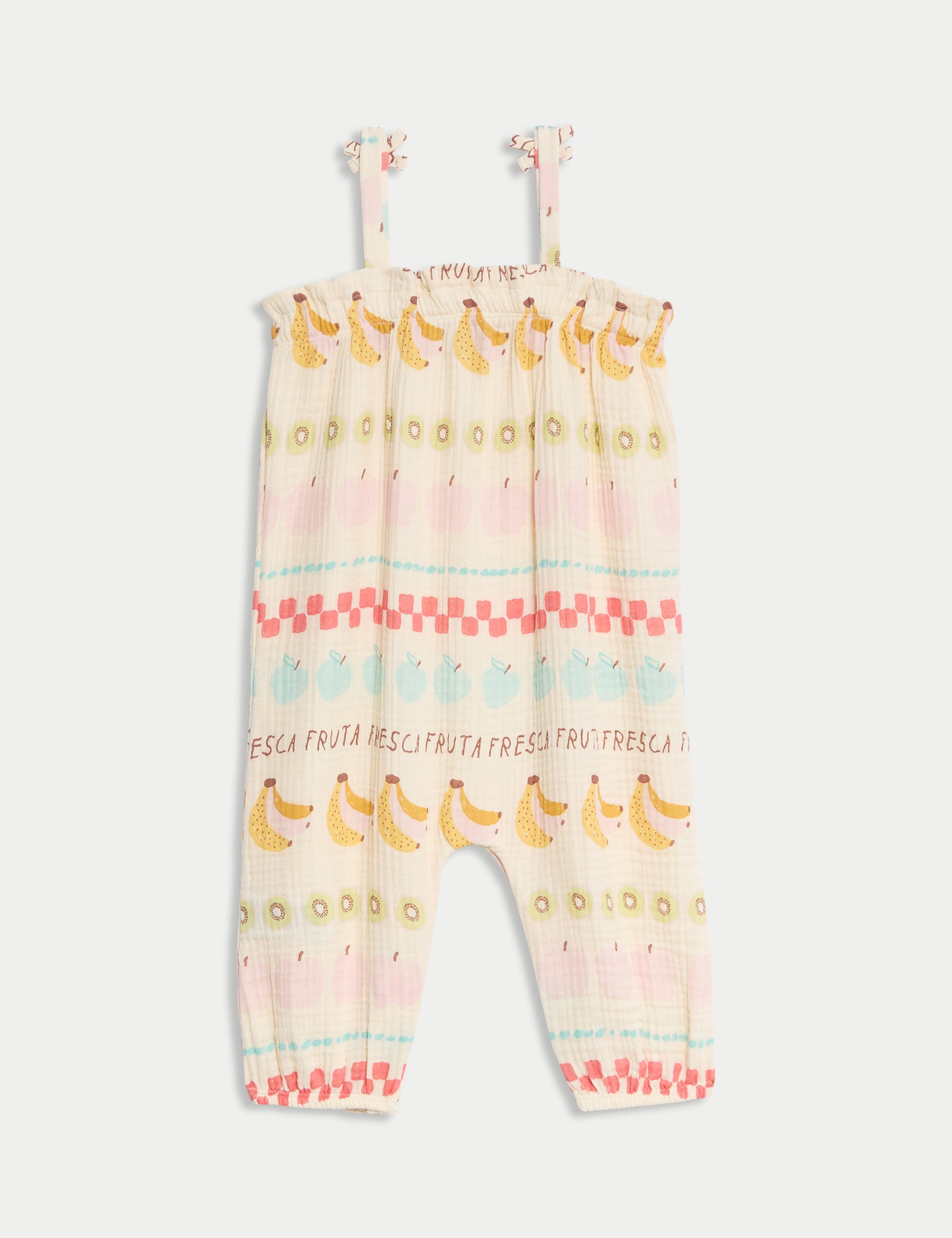 Pure Cotton Fruit Print Romper (0 Mths - 3 Yrs) 2 of 3