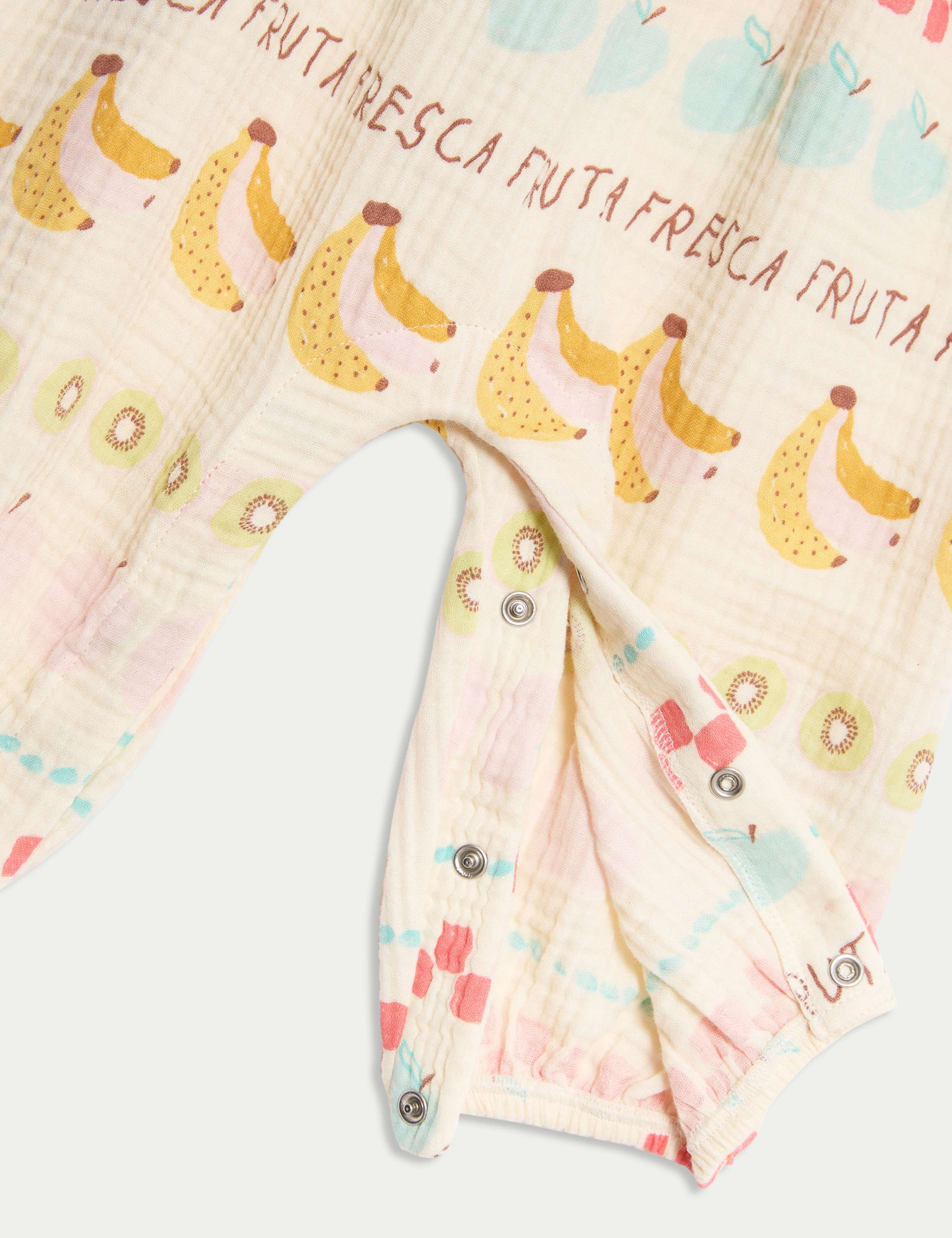 Pure Cotton Fruit Print Romper (0 Mths - 3 Yrs) 3 of 3