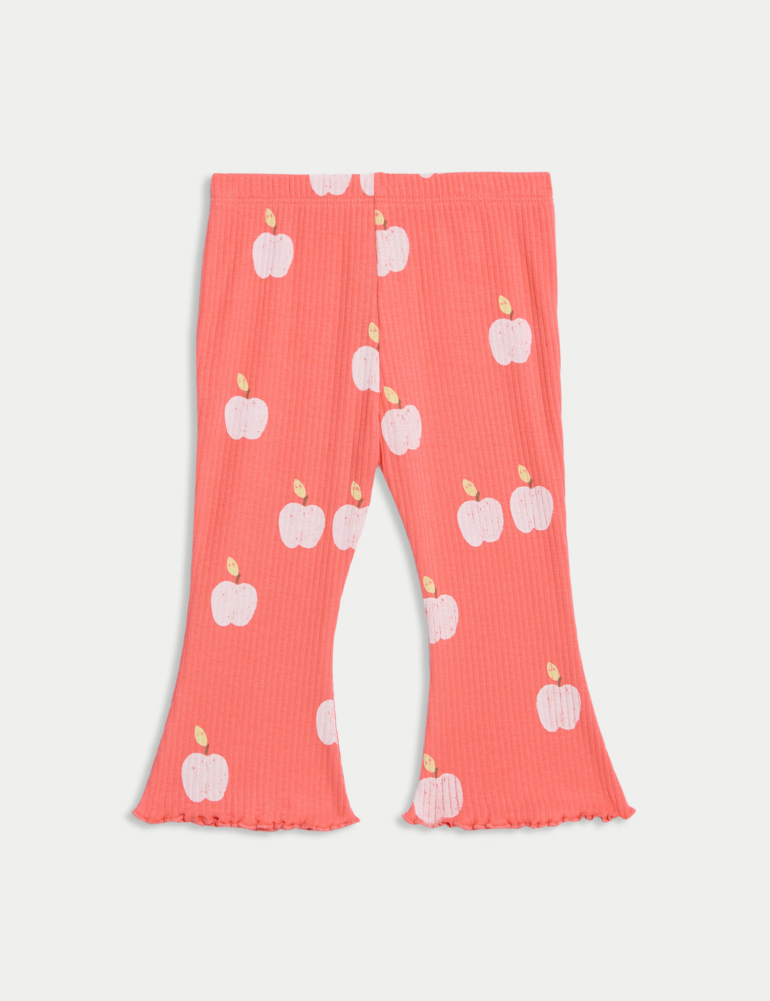 2pc Cotton Rich Apple Print Top & Bottom Outfit (0-3 Yrs) 4 of 6