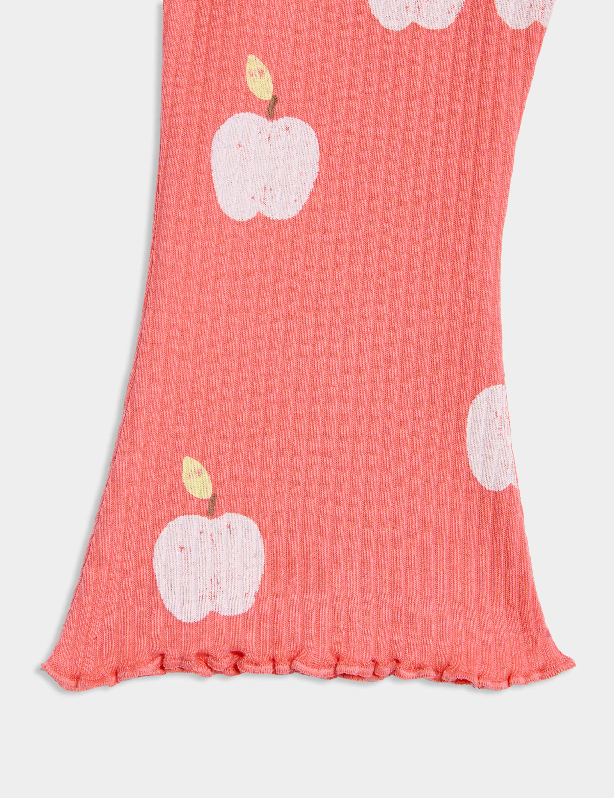 2pc Cotton Rich Apple Print Top & Bottom Outfit (0-3 Yrs) 6 of 6