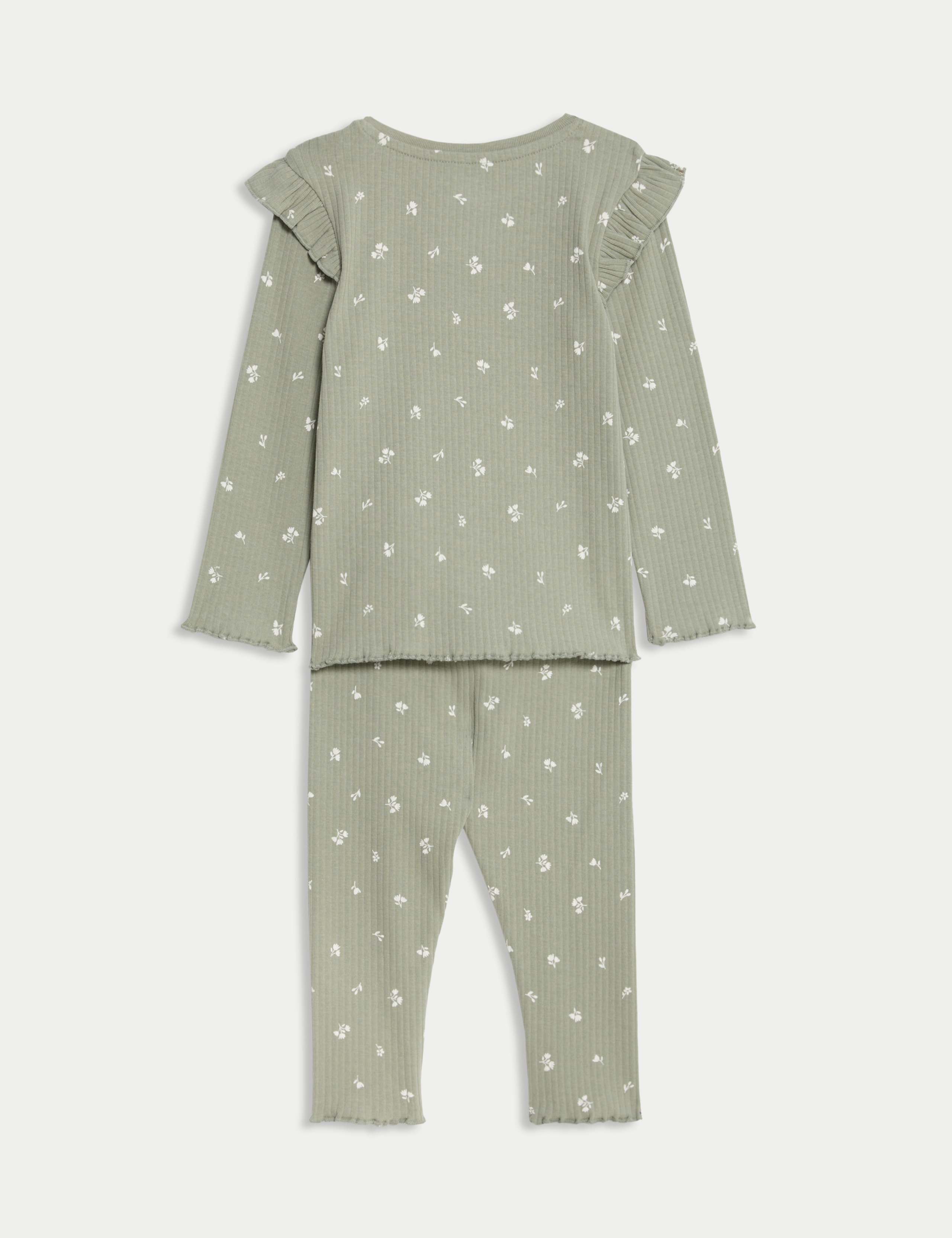 2pc Cotton Rich Ditsy Top & Bottom Outfit (0-6 Yrs) 2 of 6