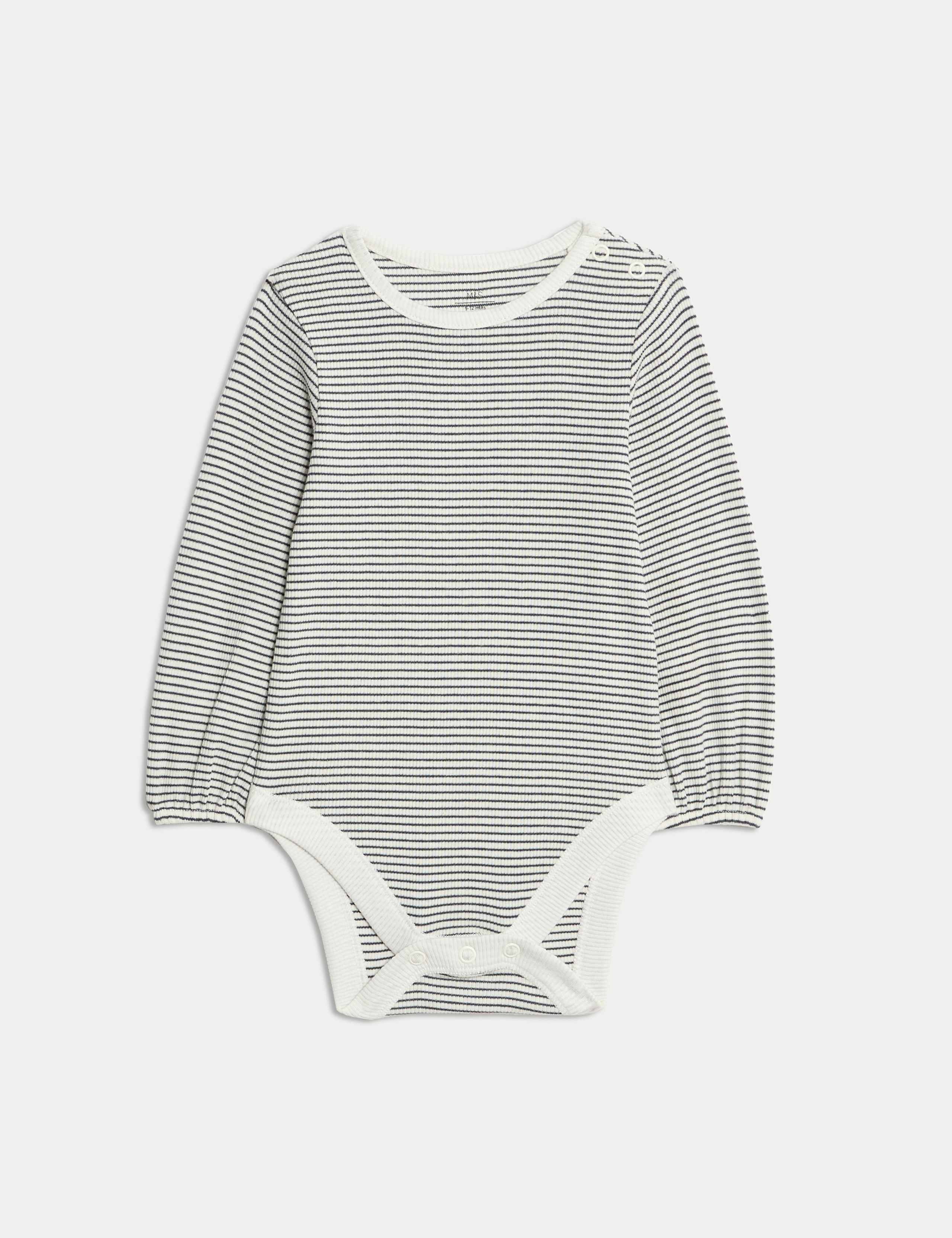 2pc Cotton Rich Ditsy Dungaree Outfit (0 Mths - 3 Yrs) 4 of 6