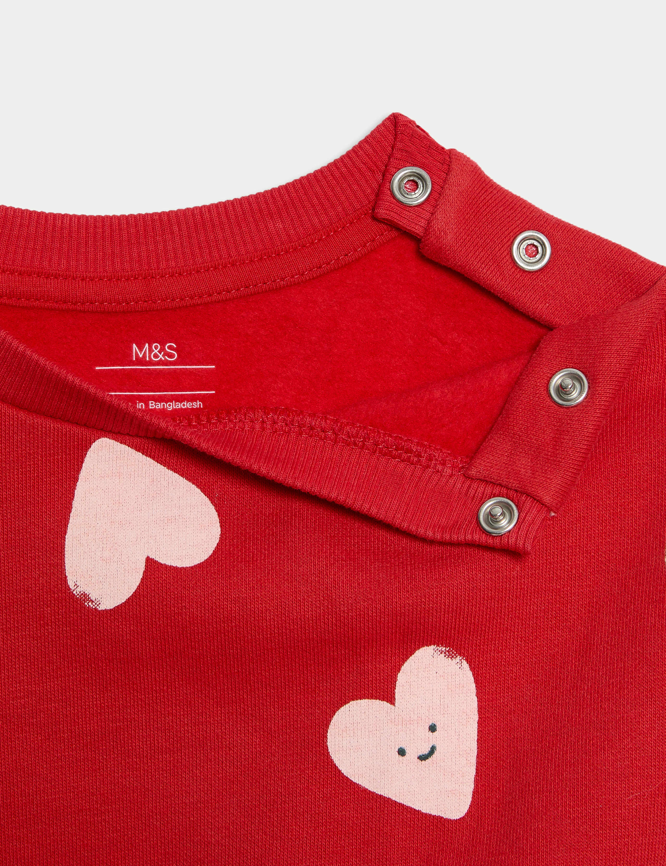 2pc Cotton Rich Heart Top & Bottom Outfit (0-6 Yrs) 5 of 6
