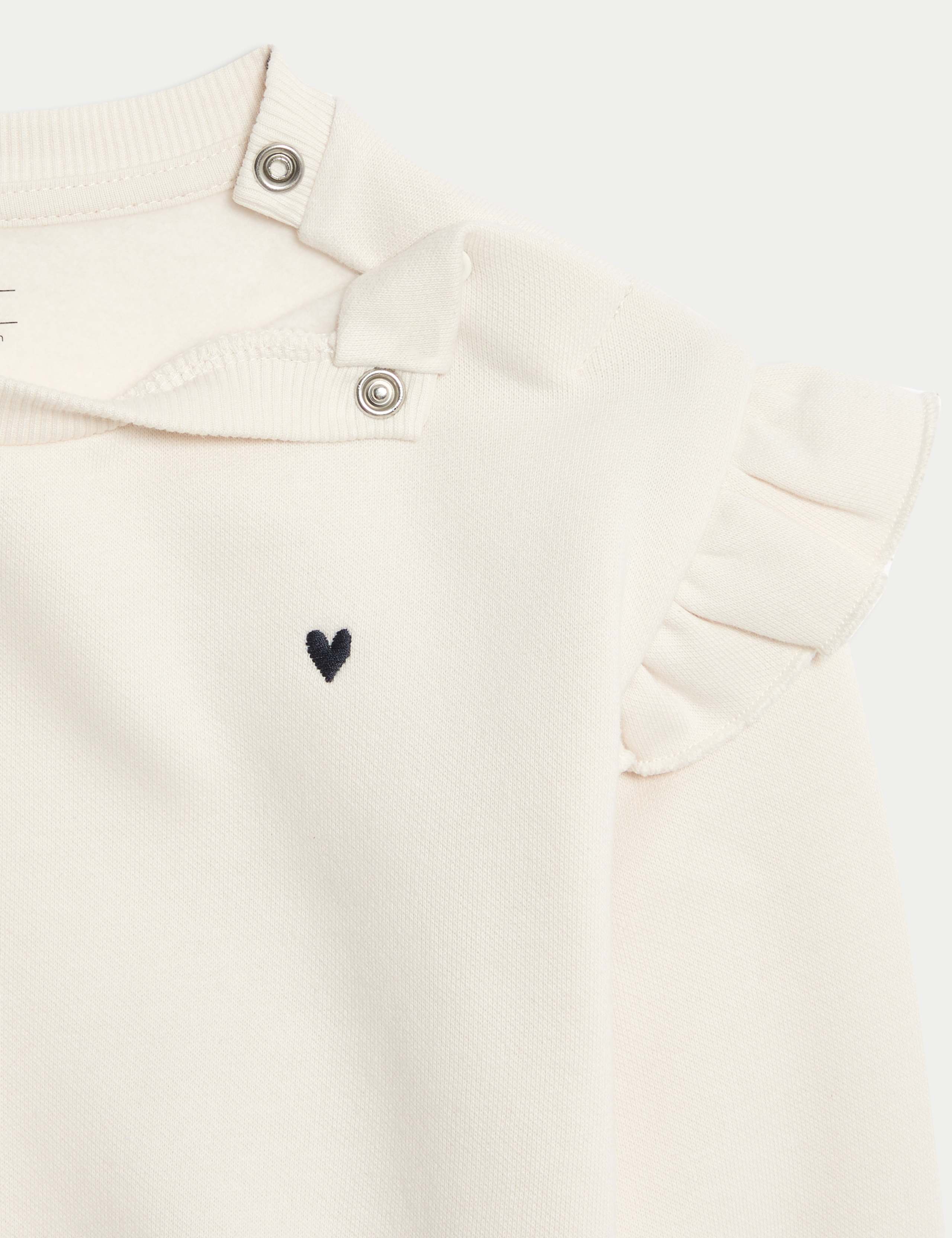 2pc Cotton Rich Jersey Heart Outfit (0 Mths - 6 Yrs) 5 of 6