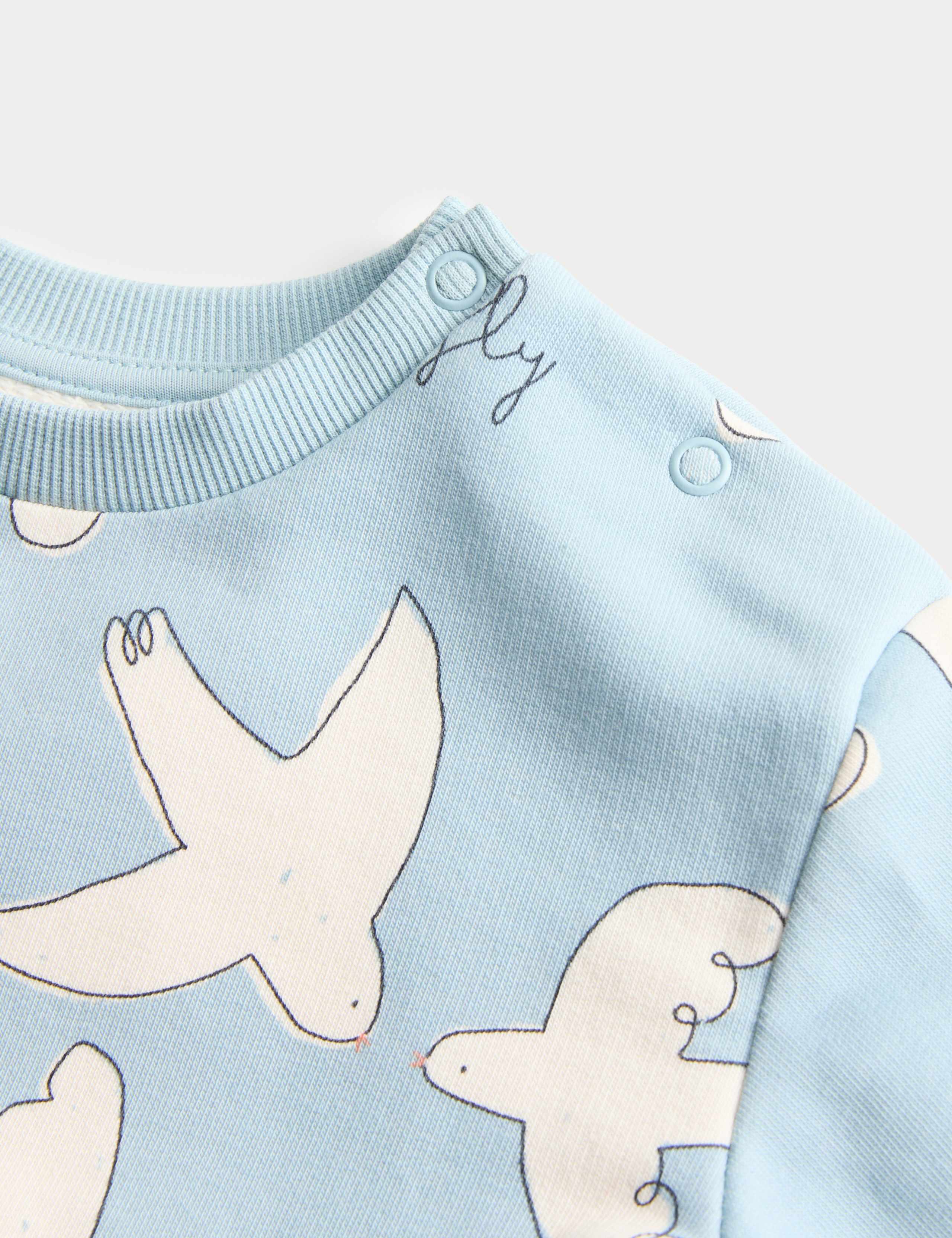 Cotton Rich Jersey Dress (0-36 Mths) 2 of 2