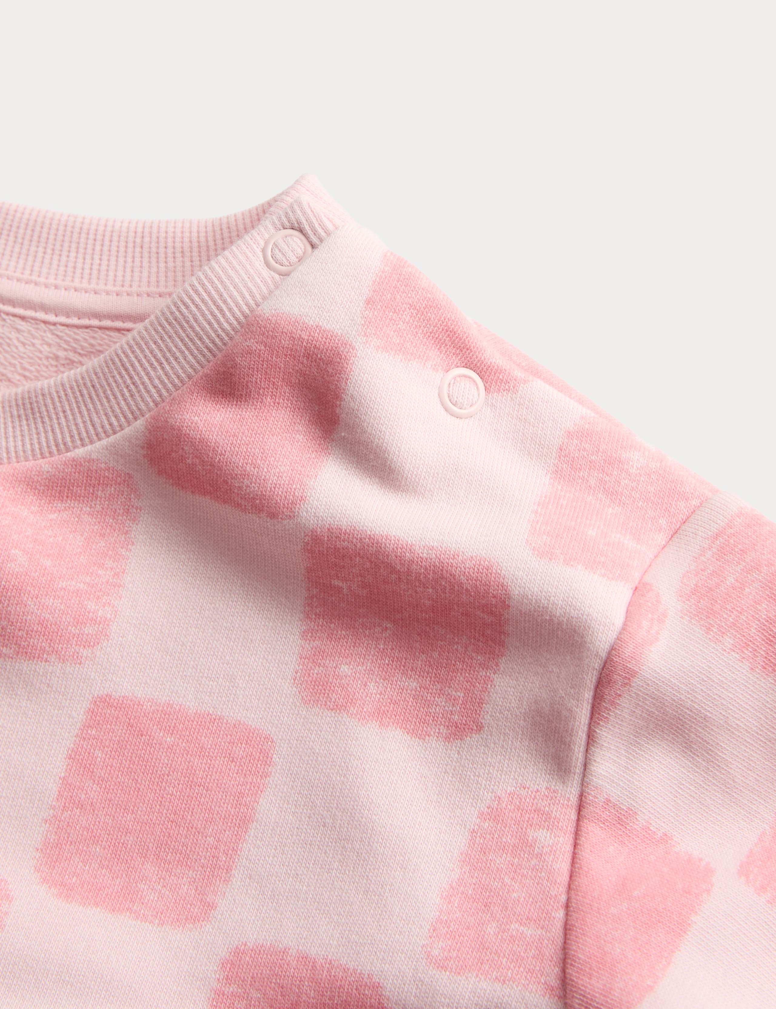 Cotton Rich Checkerboard Print Dress (0-3 Yrs) 3 of 3