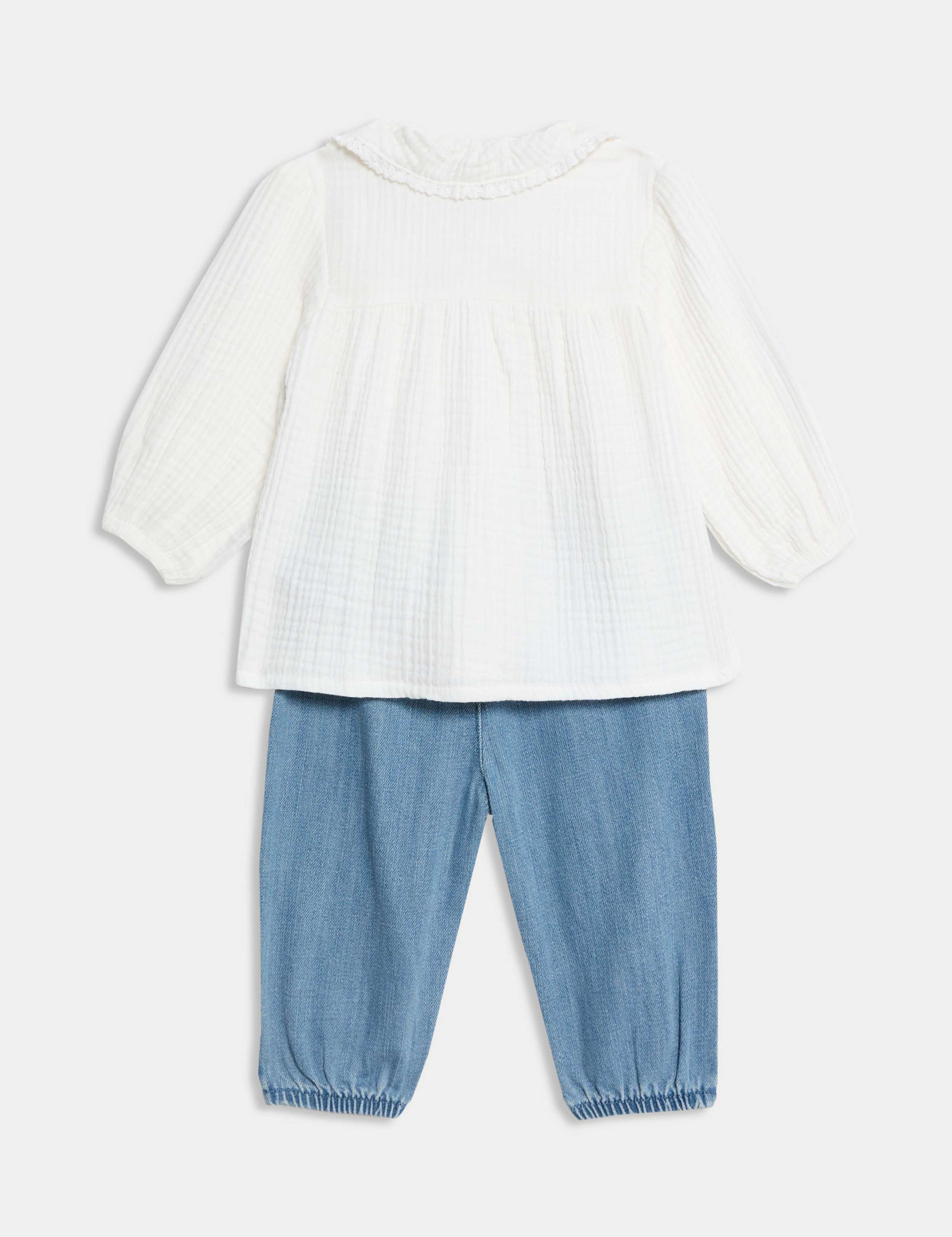 2pc Cotton Rich Top & Bottom Outfit (0-3 Yrs) 3 of 9
