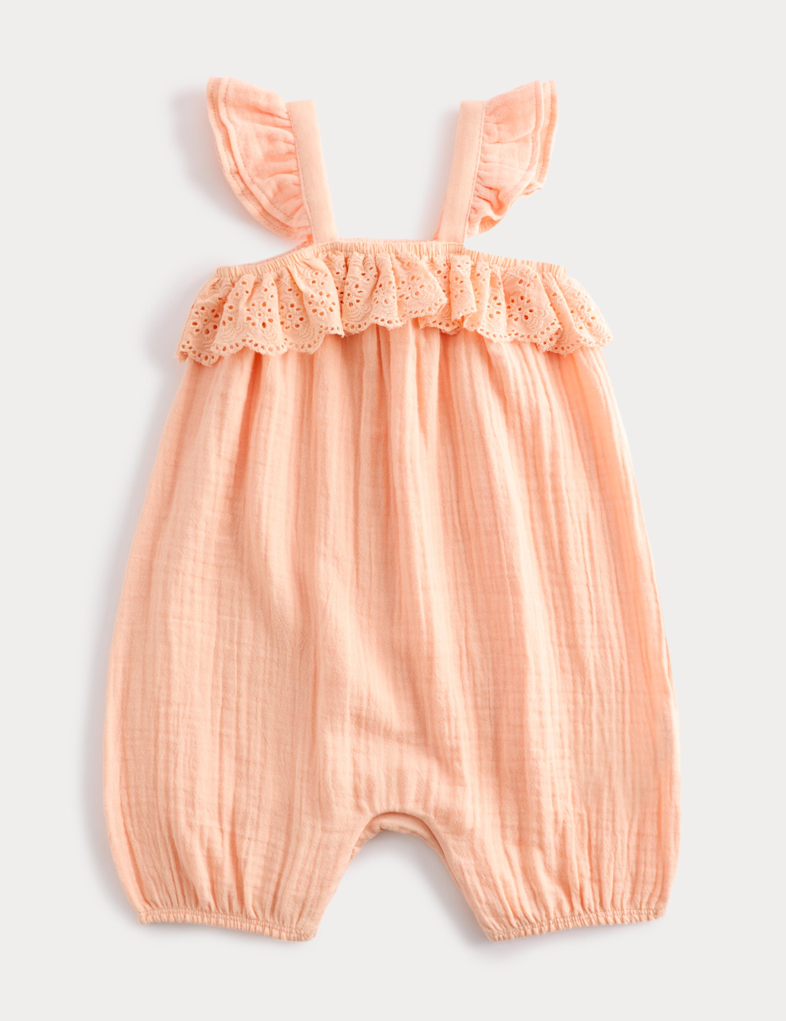 Pure Cotton Romper (0-3 Yrs) 1 of 2