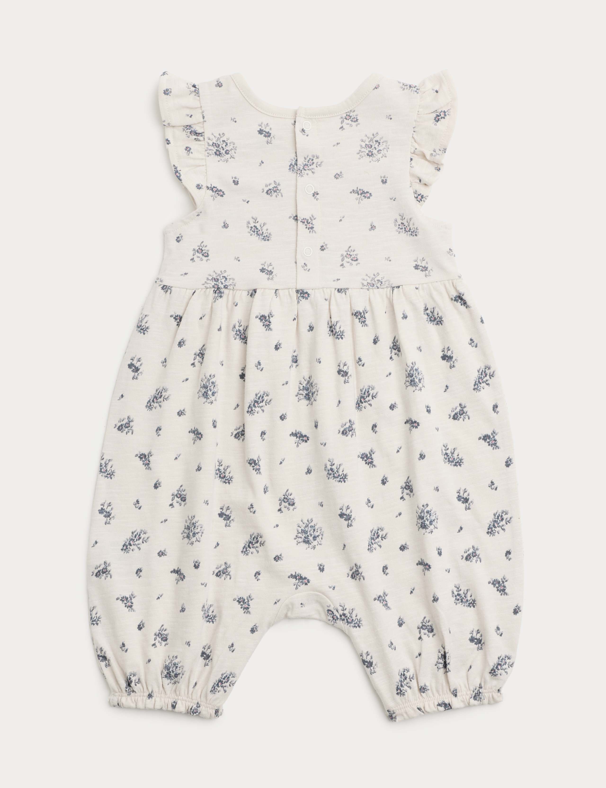 Pure Cotton Floral Romper (0-3 Yrs) 3 of 3