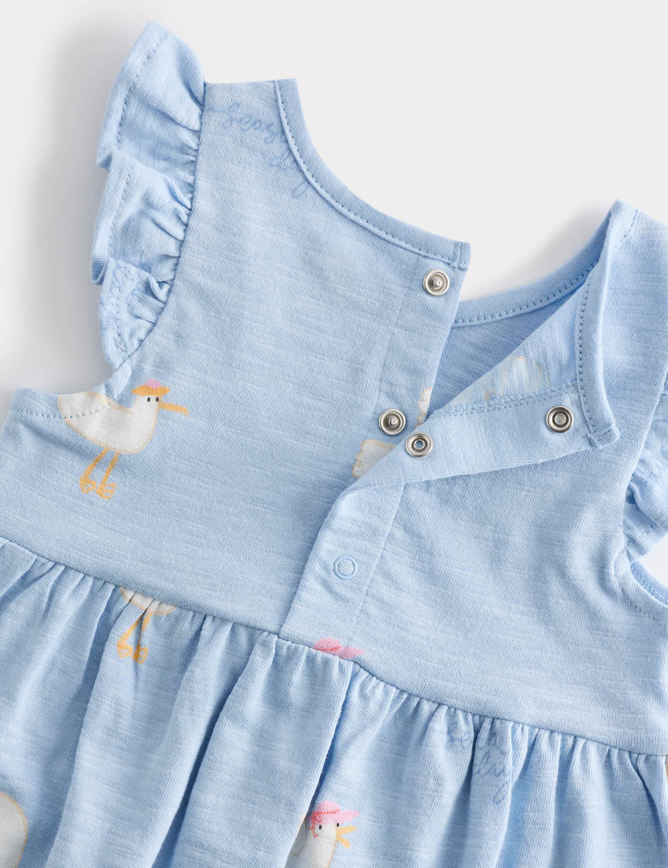 Pure Cotton Seagull Romper (0-3 Yrs) 3 of 3