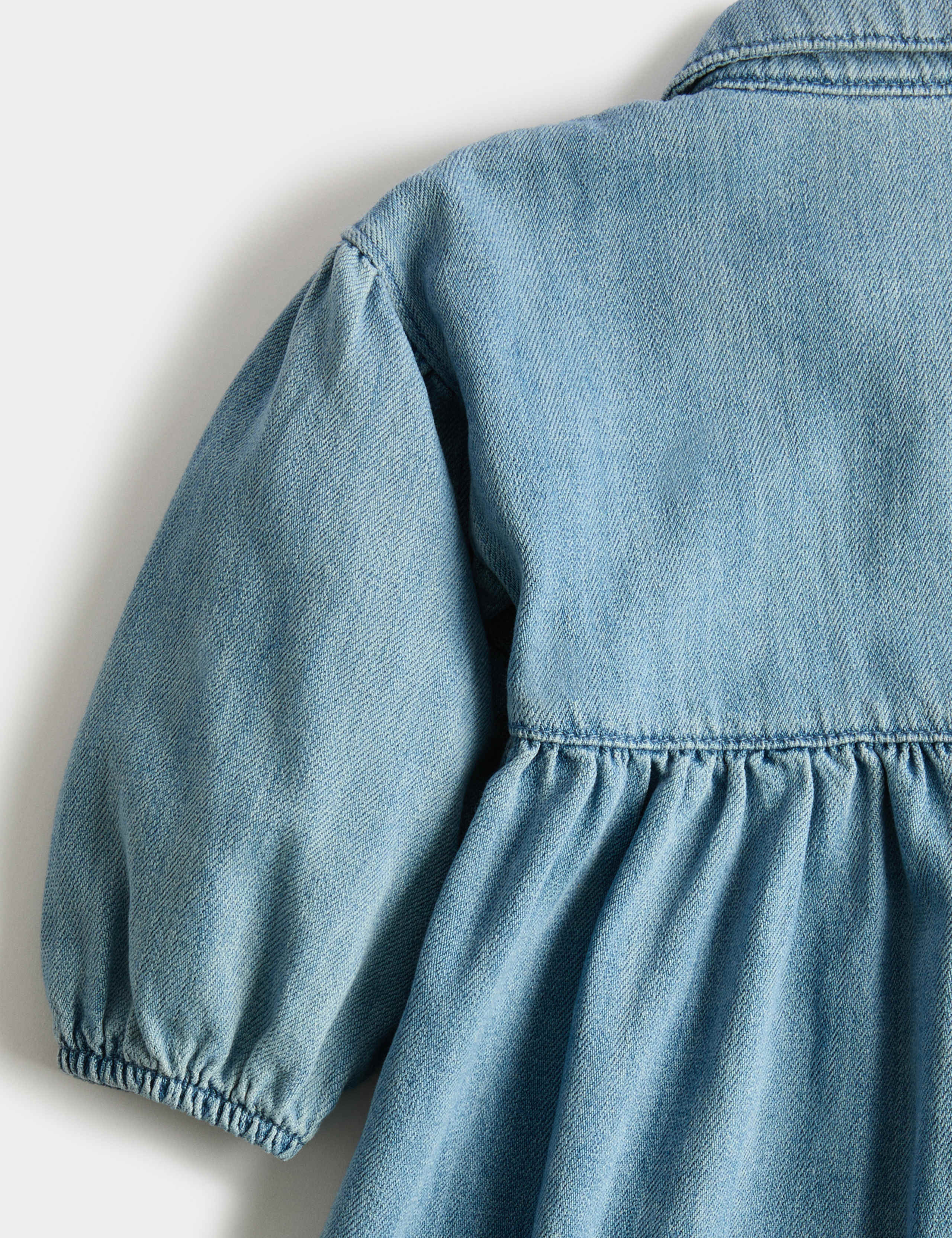 Cottin Rich Denim Dress with Tights (0-6 Yrs) 2 of 2