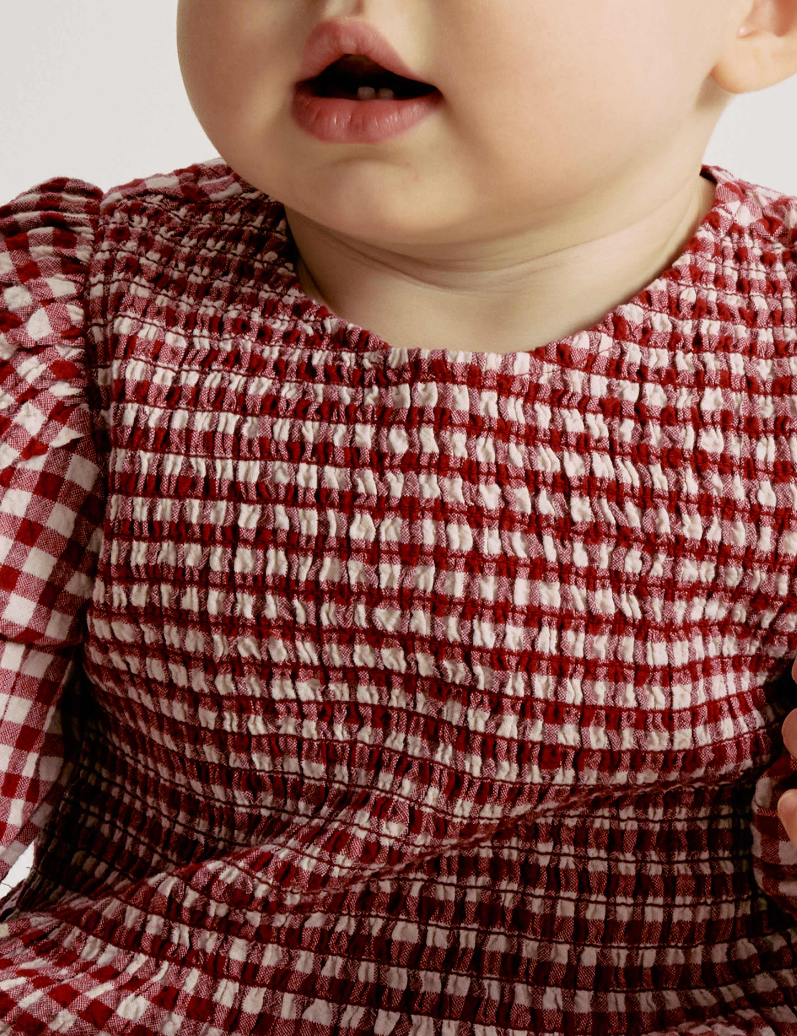 2pc Cotton Blend Gingham Outfit (0-4 Yrs) 4 of 6