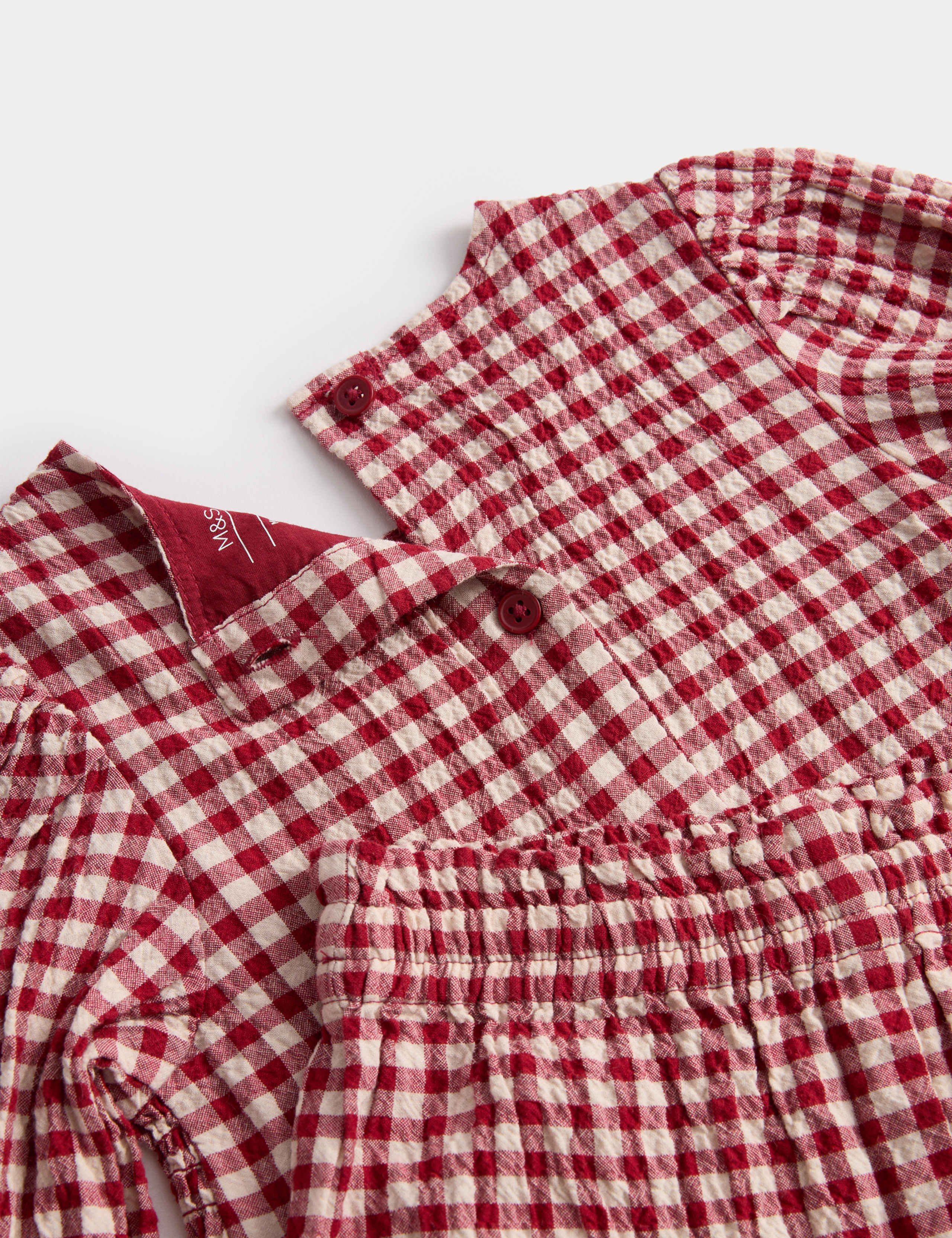 2pc Cotton Blend Gingham Outfit (0-4 Yrs) 6 of 6